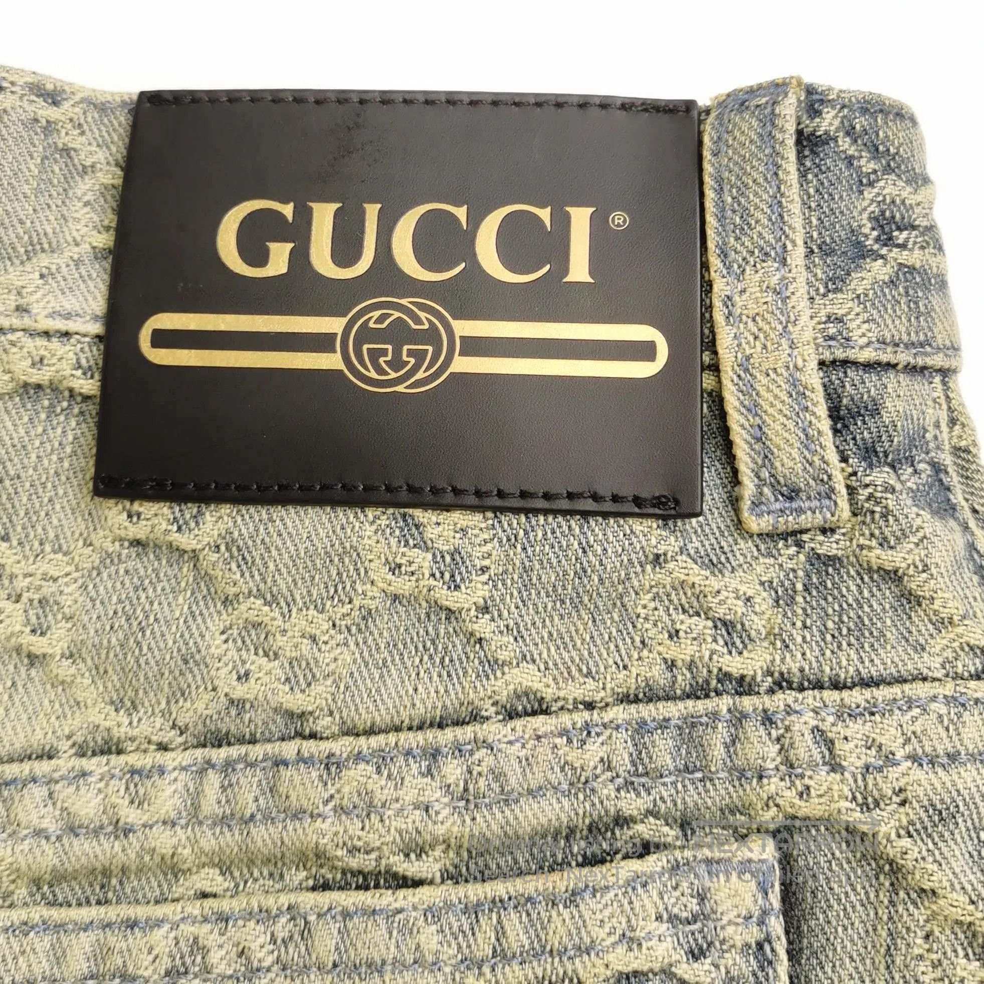 Gucci Gucci Double G Cotton Denim Skirt XXS. Size 35" - 1 Thumbnail