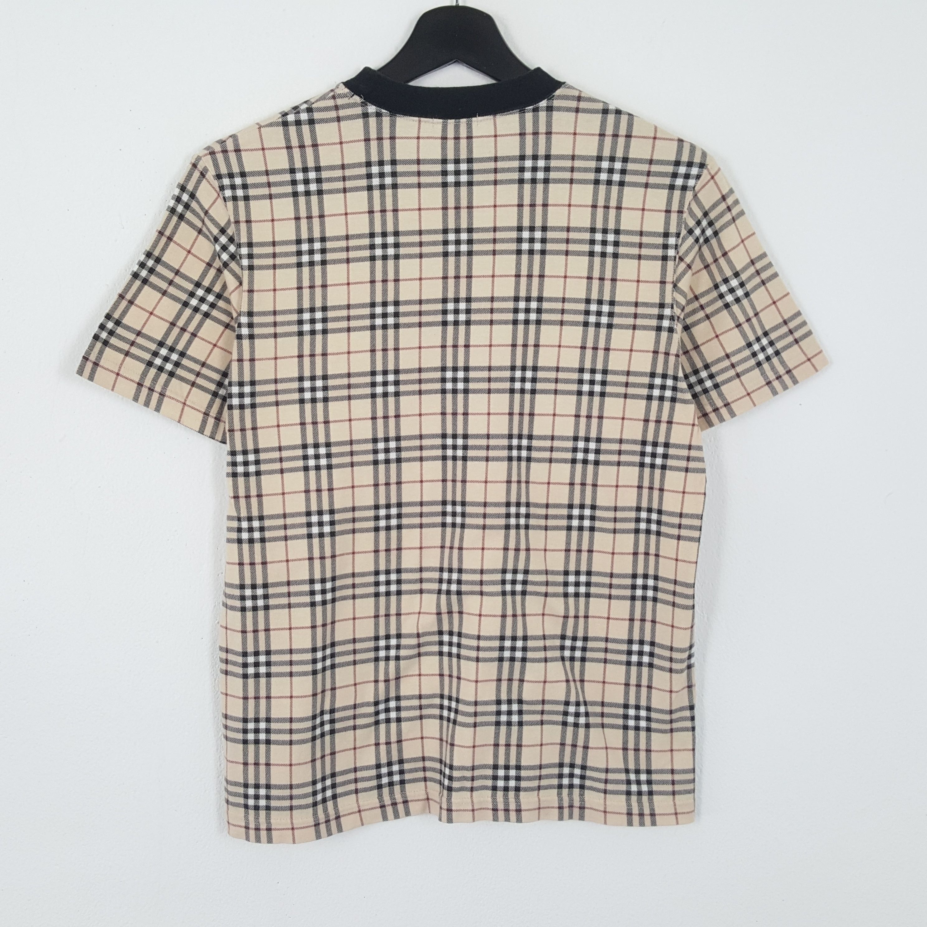 Burberry × Vintage BURBERRY LONDON Nova Check Fashion Style Custom Tshirt Size US S / EU 44-46 / 1 - 3 Thumbnail