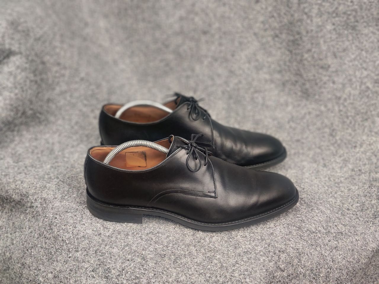 Loake Loake gable black Goodyear men's leather derby Lace up shoes Size US 10 / EU 43 - 2 Thumbnail