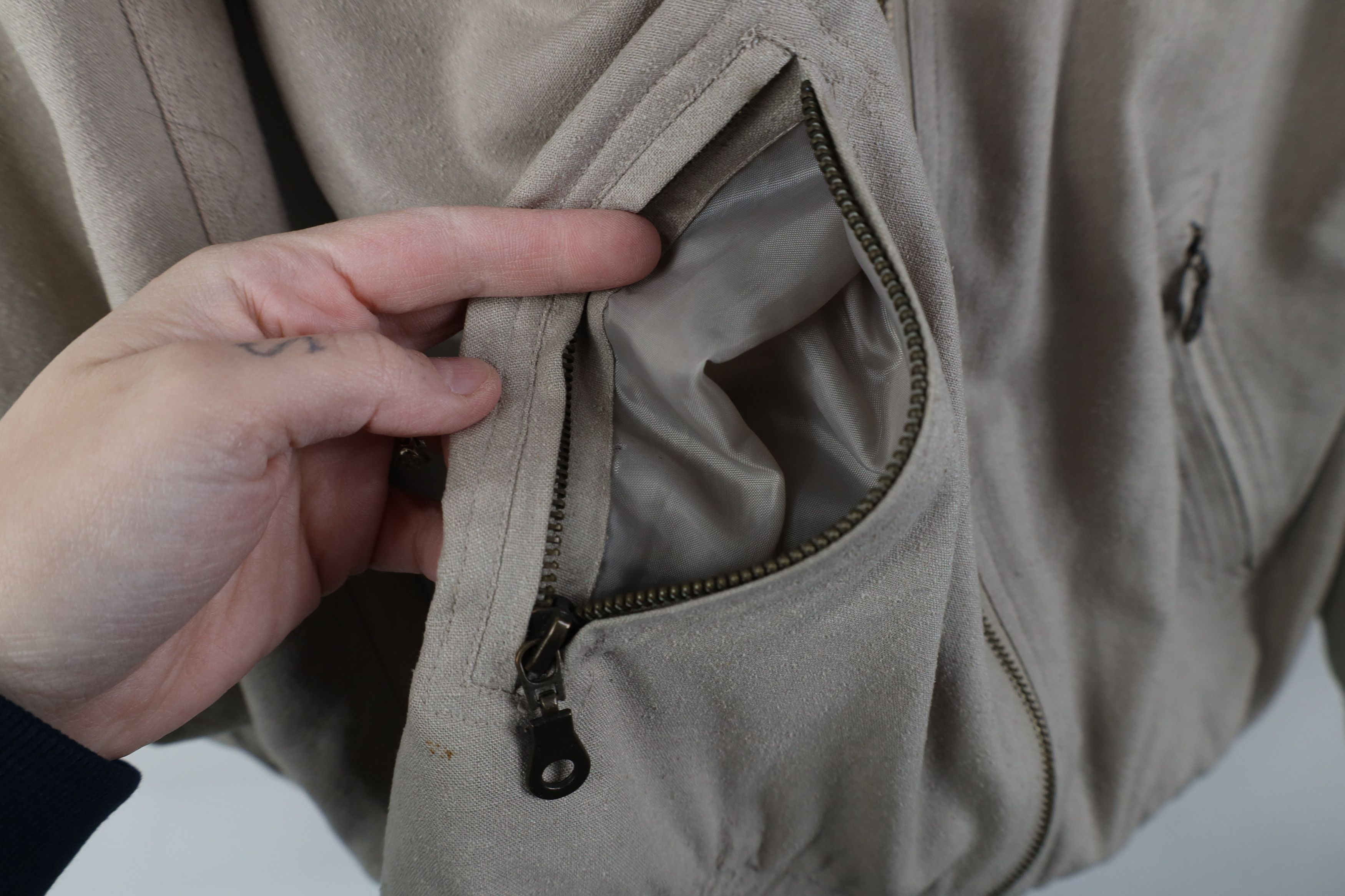 Vintage Vintage 90s Streetwear Silk Full Zip Bomber Jacket Size M / US 6-8 / IT 42-44 - 5 Thumbnail