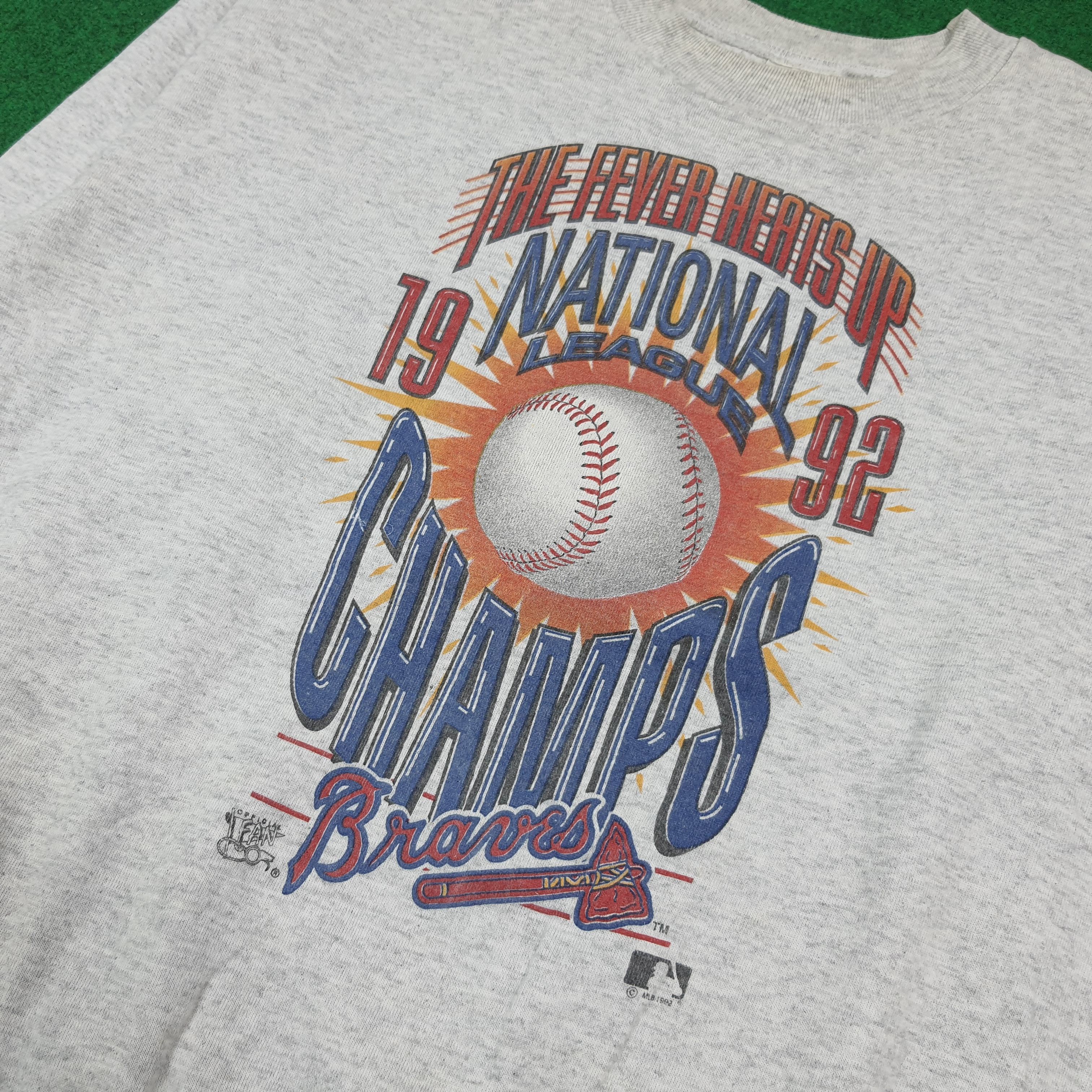 MLB Vintage 90s MLB Atlanta Braves National League C287N6 Size US XL / EU 56 / 4 - 2 Thumbnail