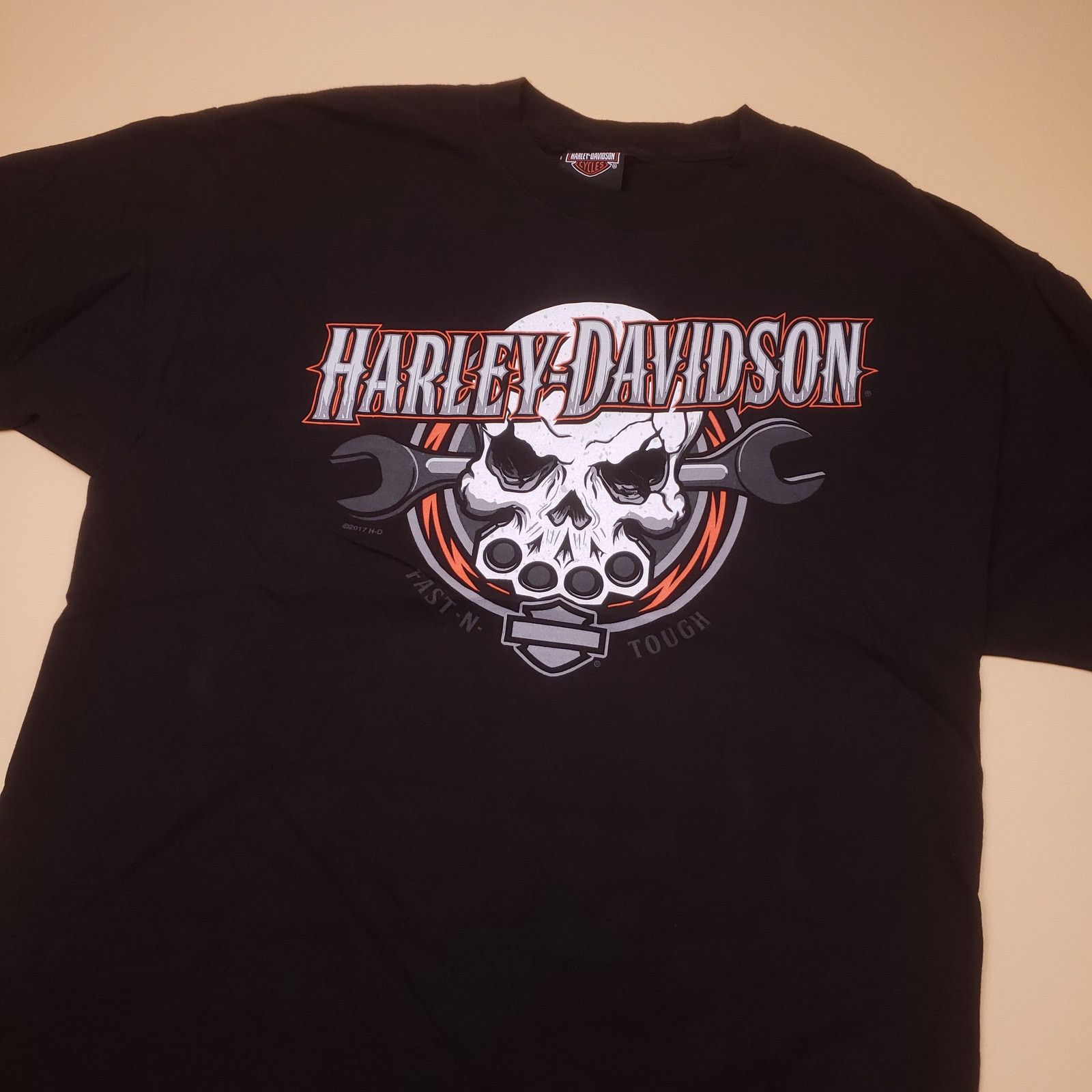 Harley Davidson Harley Davidson Motorcycle ChicagoDouble Sided Mens tee L Size US L / EU 52-54 / 3 - 5 Thumbnail