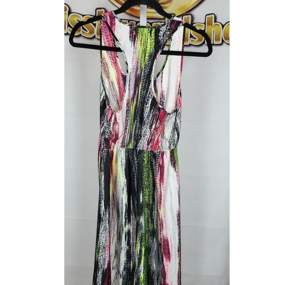 Other Love Fire Neon Blackout Racer Back Dress Size Small Size S / US 4 / IT 40 - 2 Thumbnail