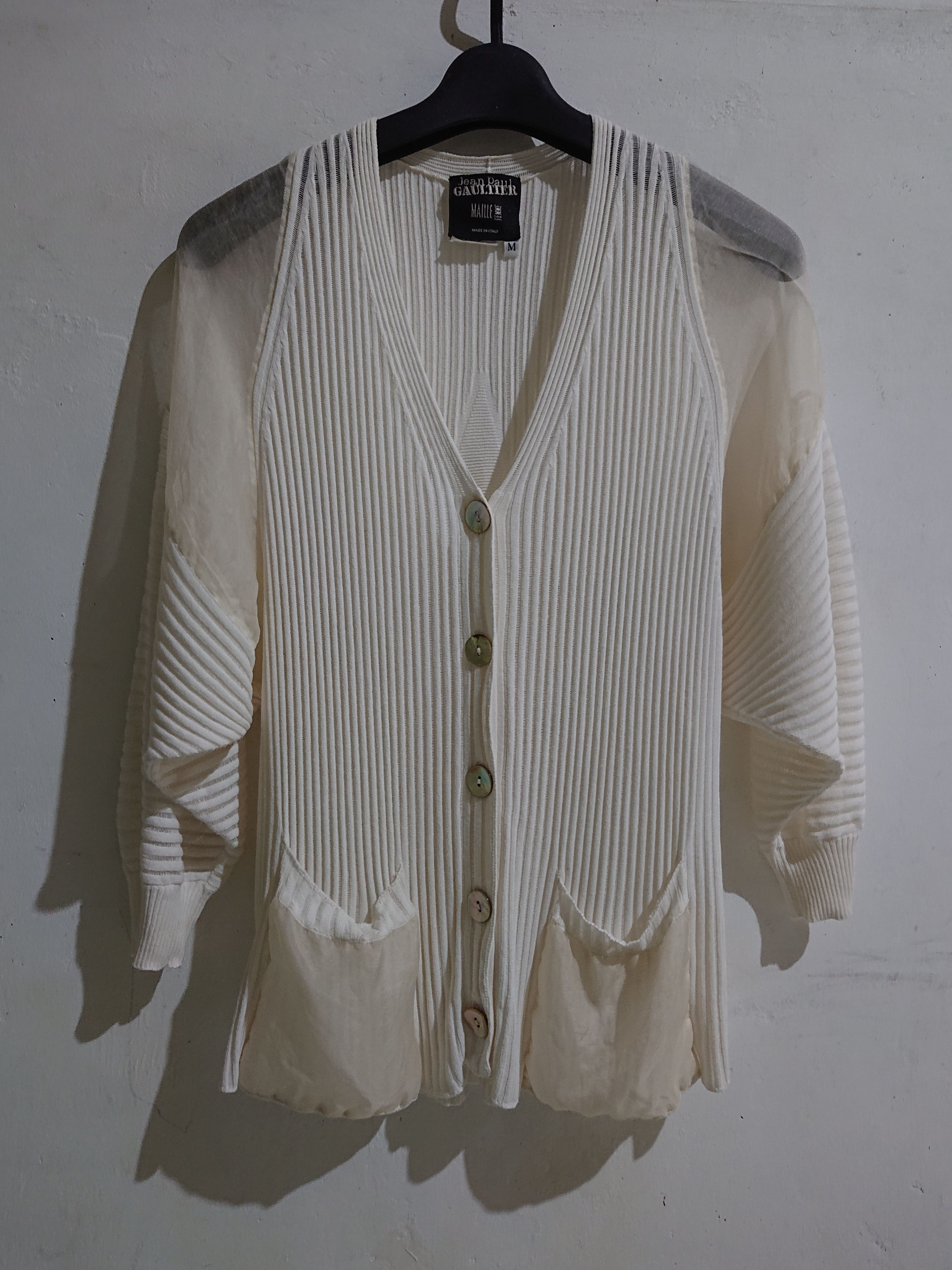 Cardigan Jean Paul Gaultier Sweater Jean Paul Gaultier Rib Knit