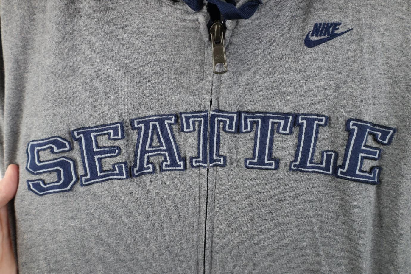 Nike Vintage Y2K Nike Seattle Seahawks Football Full Zip Hoodie Size US XL / EU 56 / 4 - 5 Thumbnail