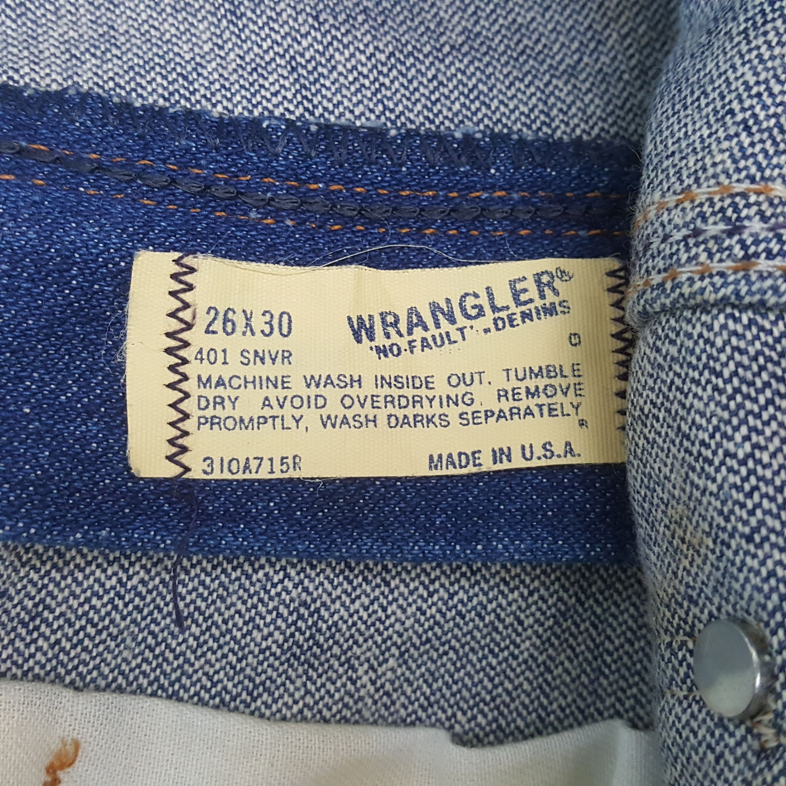 Wrangler Wrangler Made In USA Streetwear Jeans RR17 Size 24" / US 00 / IT 34 - 14 Thumbnail