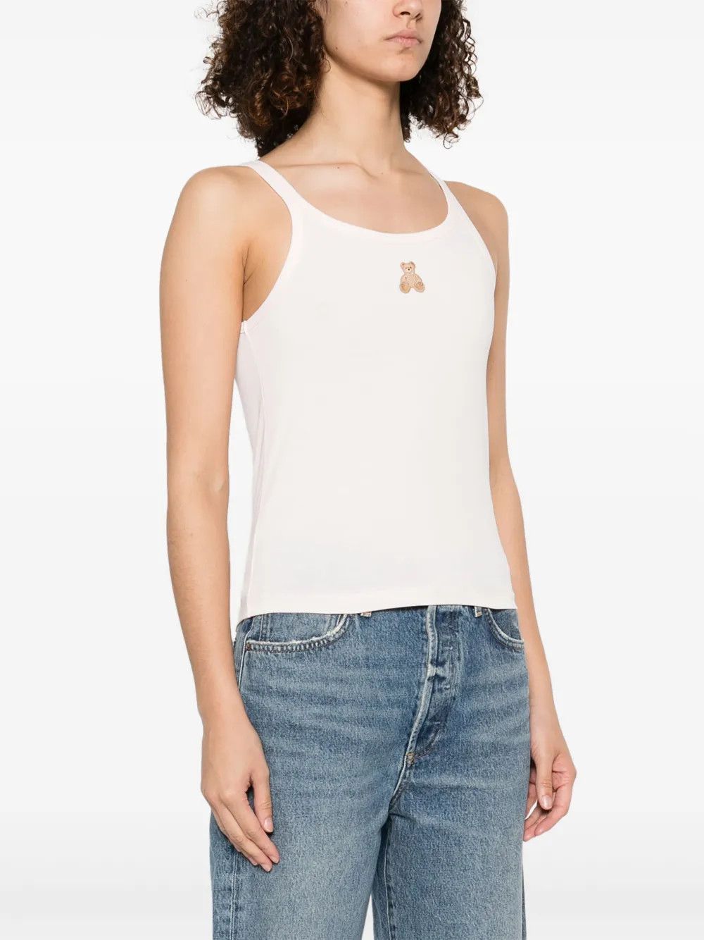 Palm Angels o1y1225 Tank Top in Ivory Size XS / US 0-2 / IT 36-38 - 3 Thumbnail