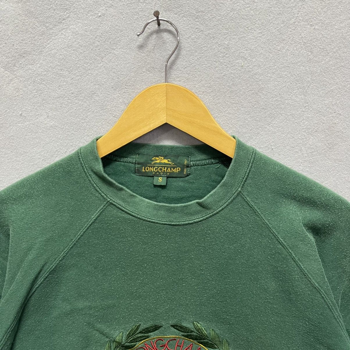 Longchamp Vintage Longchamp Paris Embroidered Sweatshirt Size US S / EU 44-46 / 1 - 2 Thumbnail
