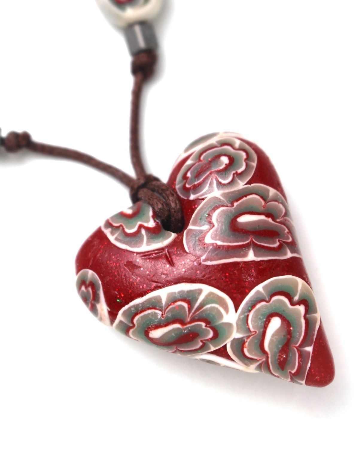 Hysteric Glamour 2000S JAPANESE HANDMADE POLYMER CLAY HEART NECKLACE Size ONE SIZE - 3 Thumbnail