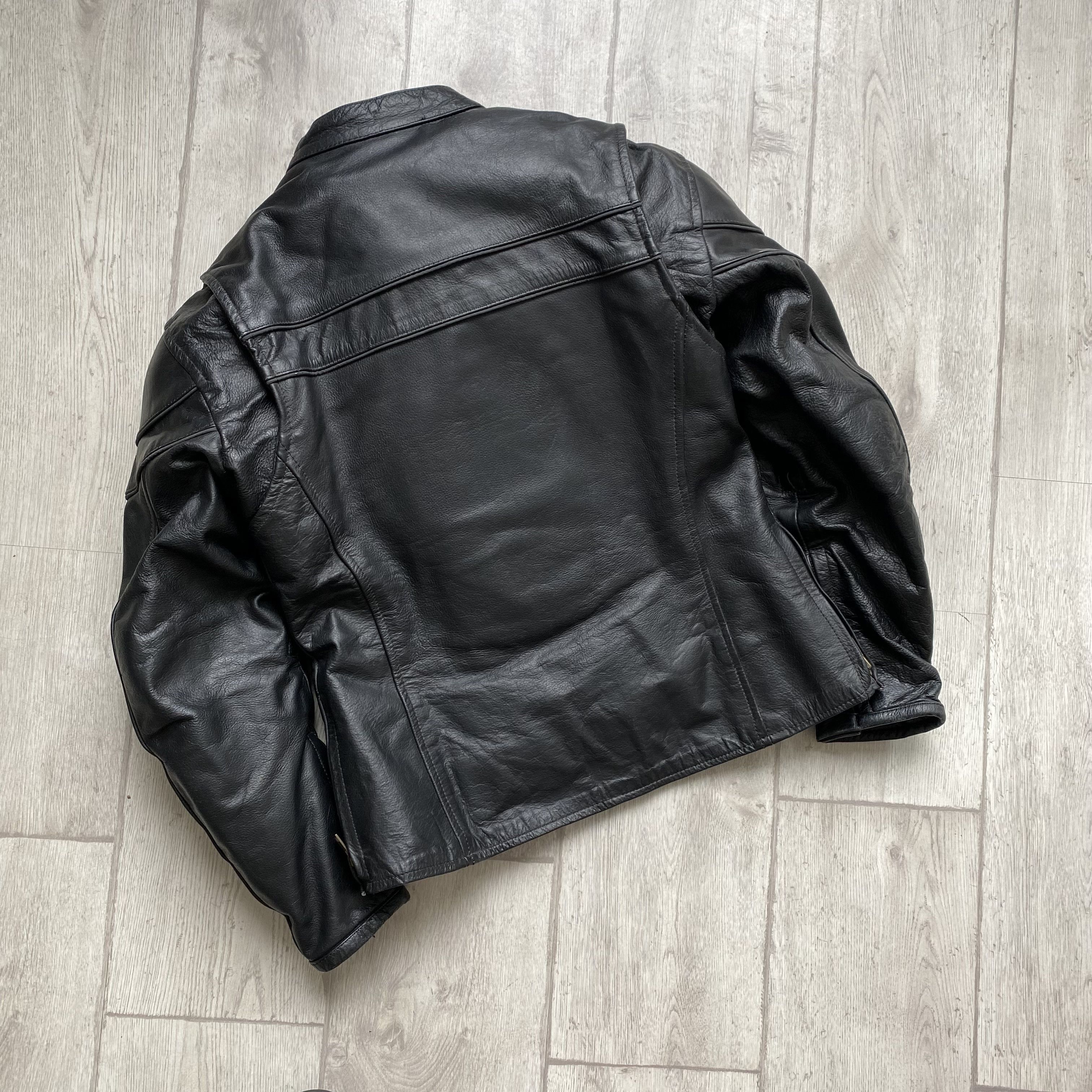Harley Davidson 🏍️Vintage Leater Biker Jacket Moto Racing Avant-garde Size M / US 6-8 / IT 42-44 - 13 Thumbnail