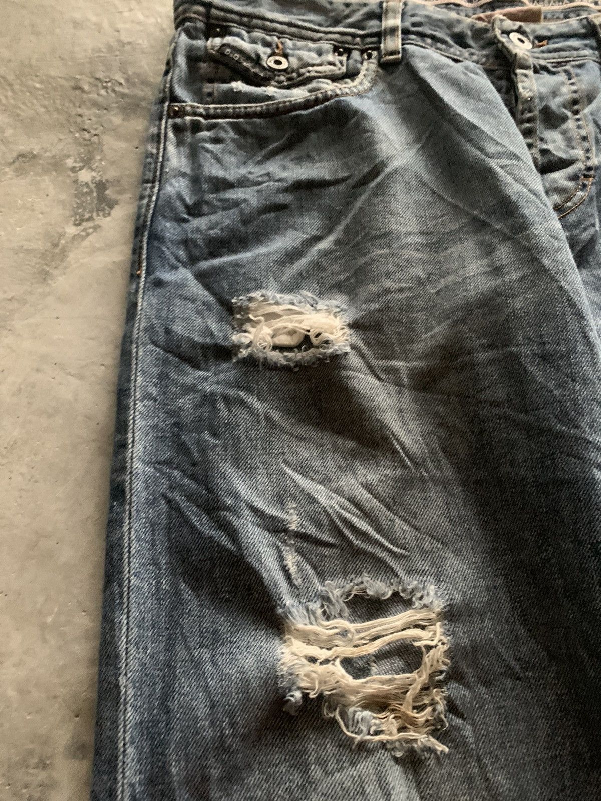 Dolce & Gabbana 00s distressed dolce gabbana crazy design Size US 35 - 10 Thumbnail