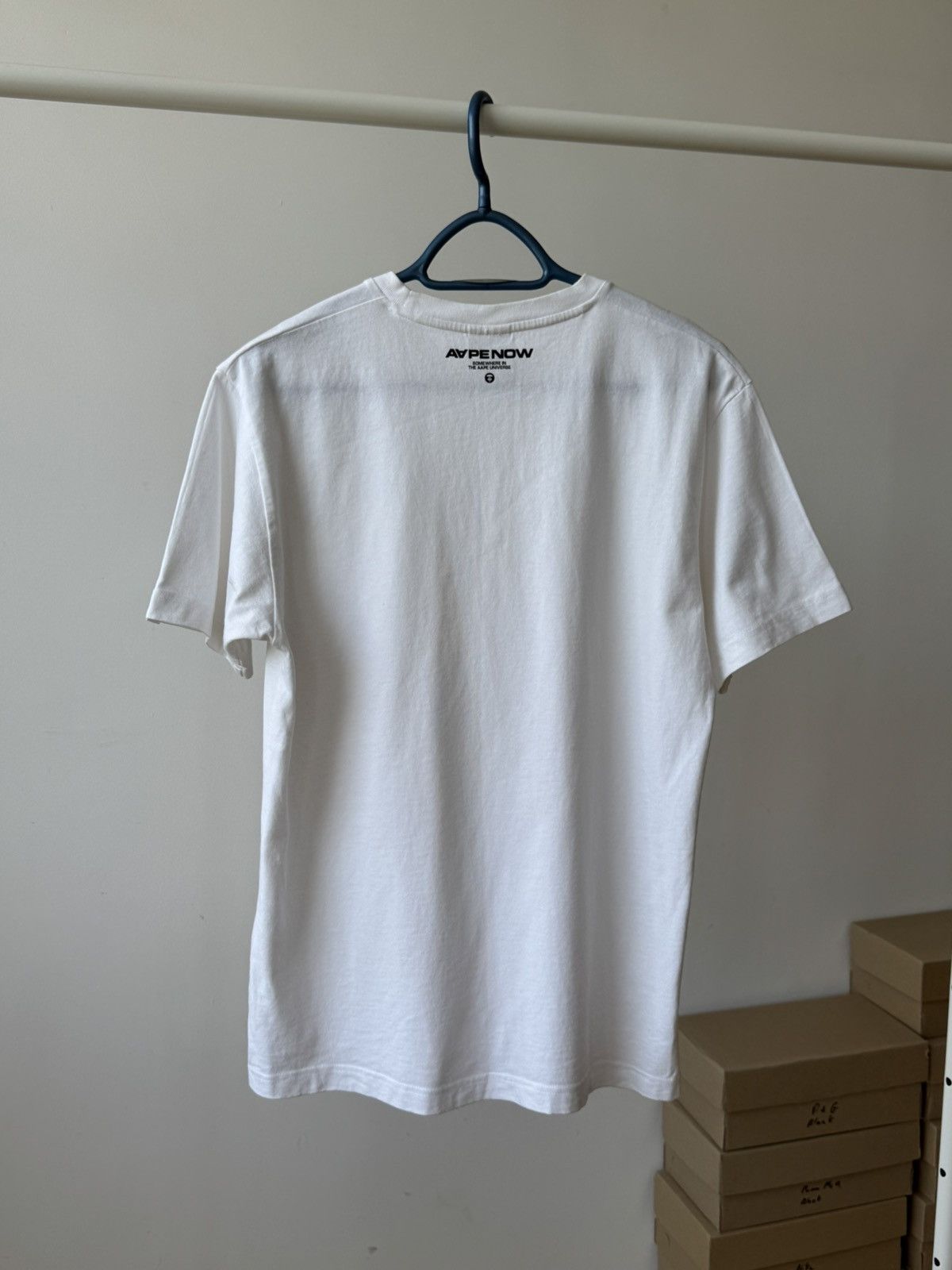 Bape The Bathing Ape Bape White Tee Size US L / EU 52-54 / 3 - 4 Thumbnail
