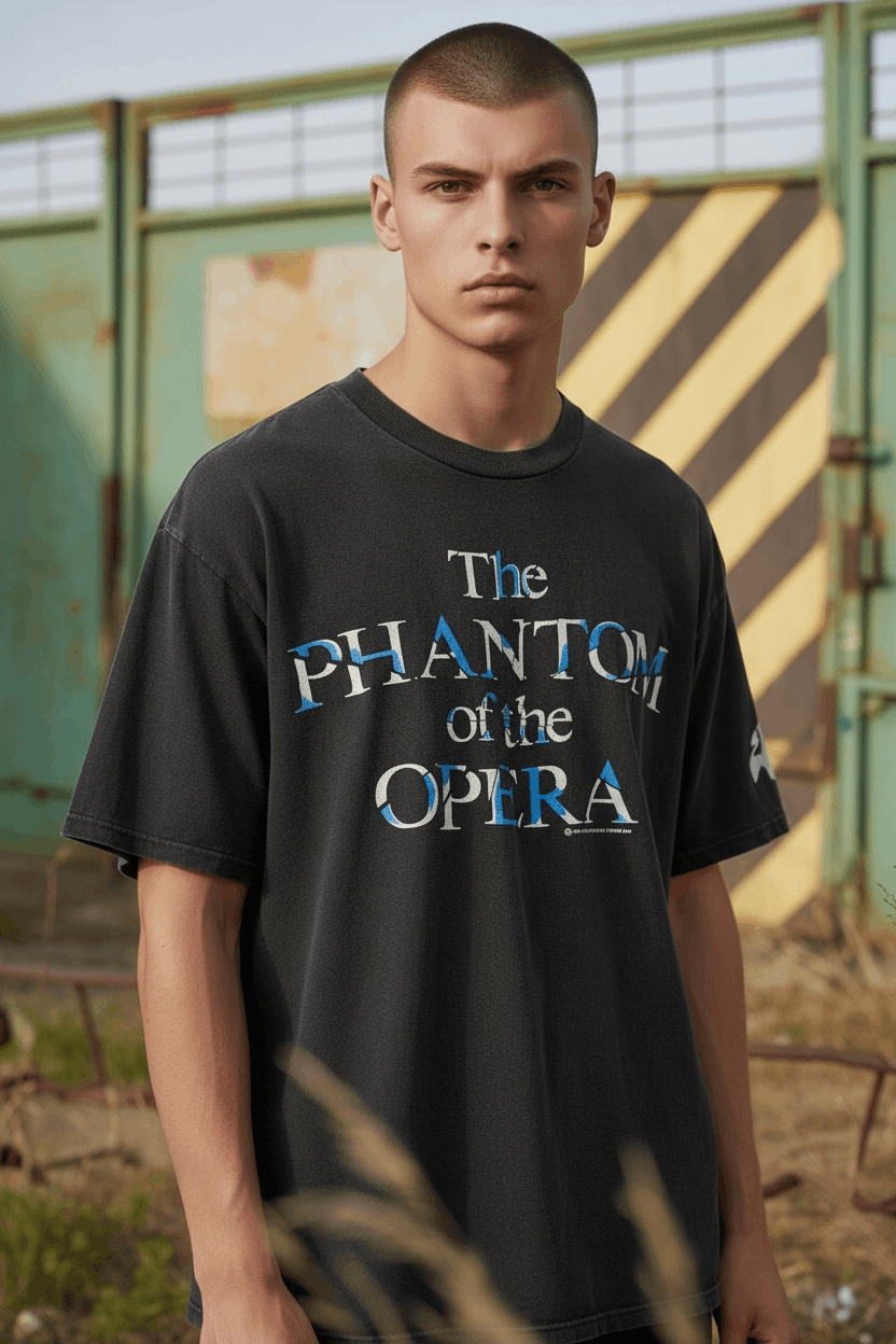 Vintage Vintage 1986 THE PHANTOM OF THE OPERA Single Stitches Tee Size US XL / EU 56 / 4 - 2 Thumbnail