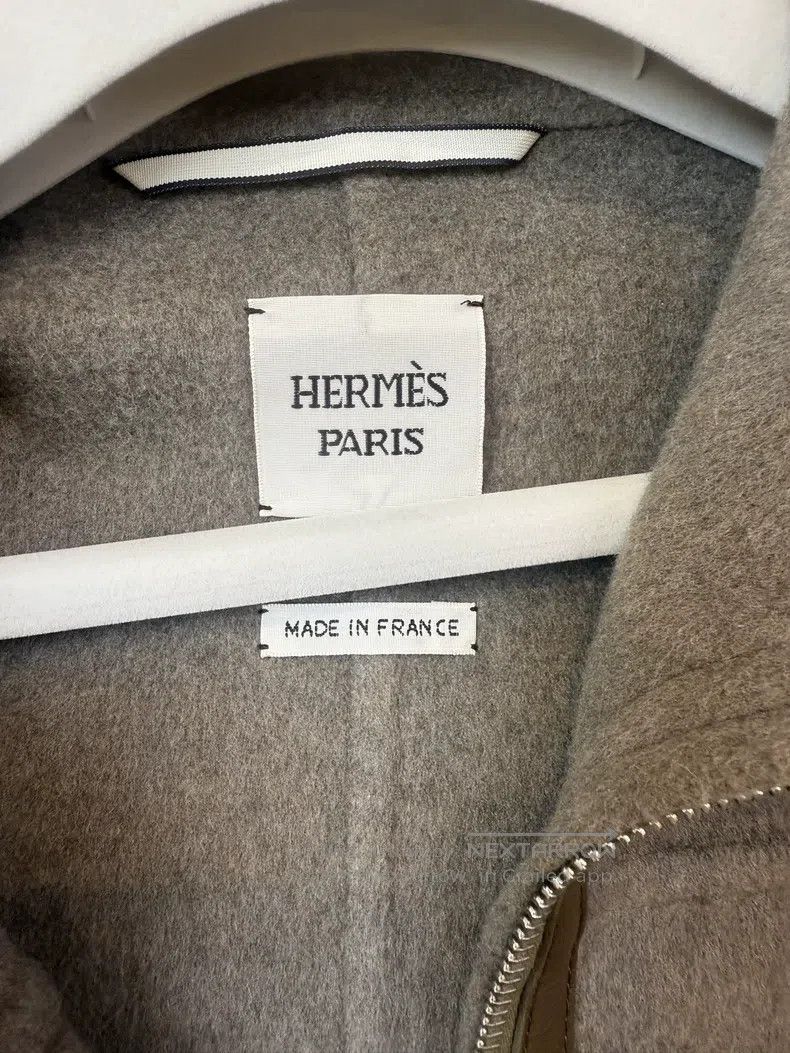 Hermes Hermes Sophisticated Grey Cashmere Coat, Size 38, 100% Cas Size XS / US 0-2 / IT 36-38 - 3 Thumbnail