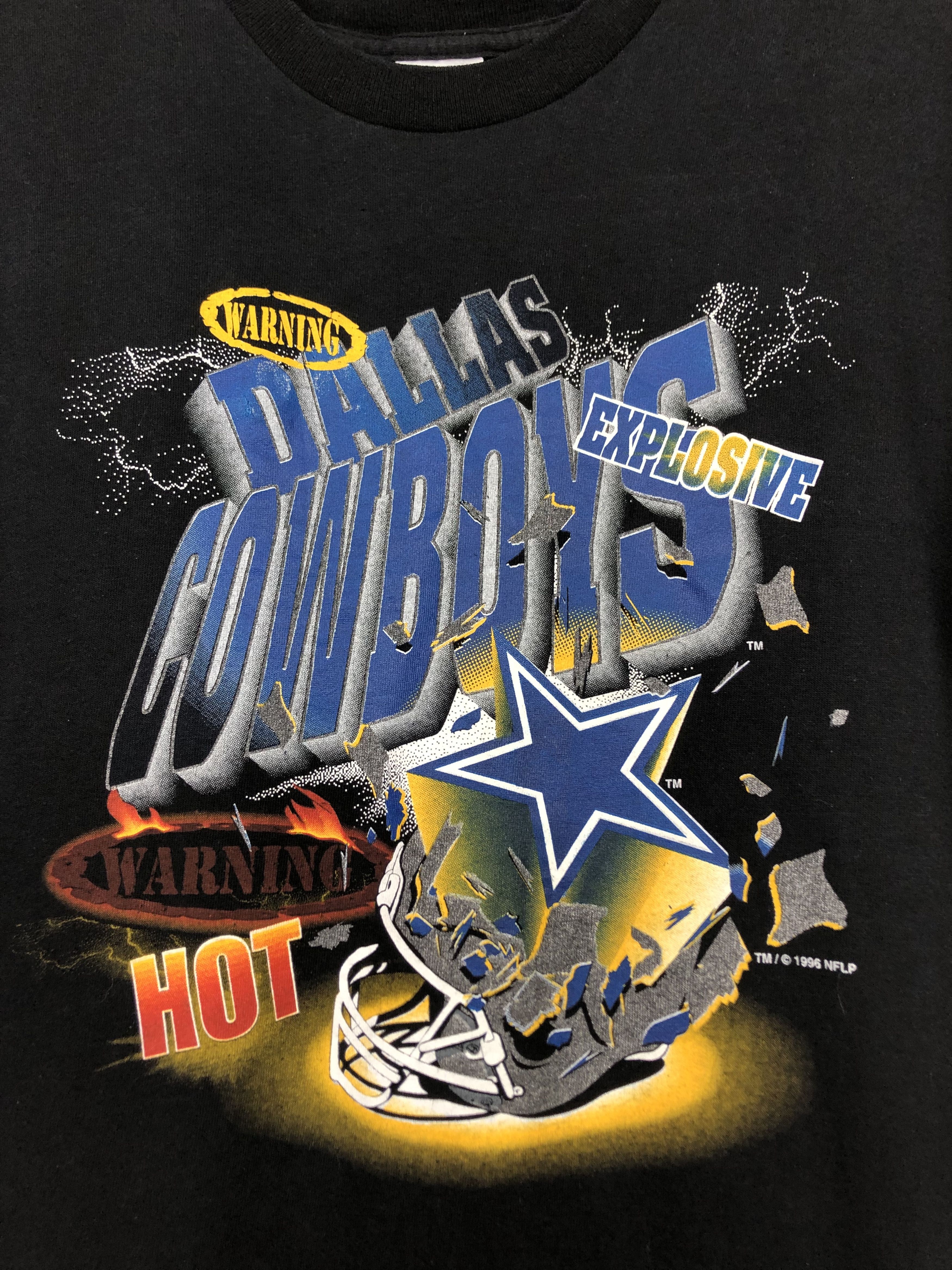 NFL Vintage NFL Dallas Cowboys Shirt Mens Tee Over Print Jersey Size US L / EU 52-54 / 3 - 3 Thumbnail