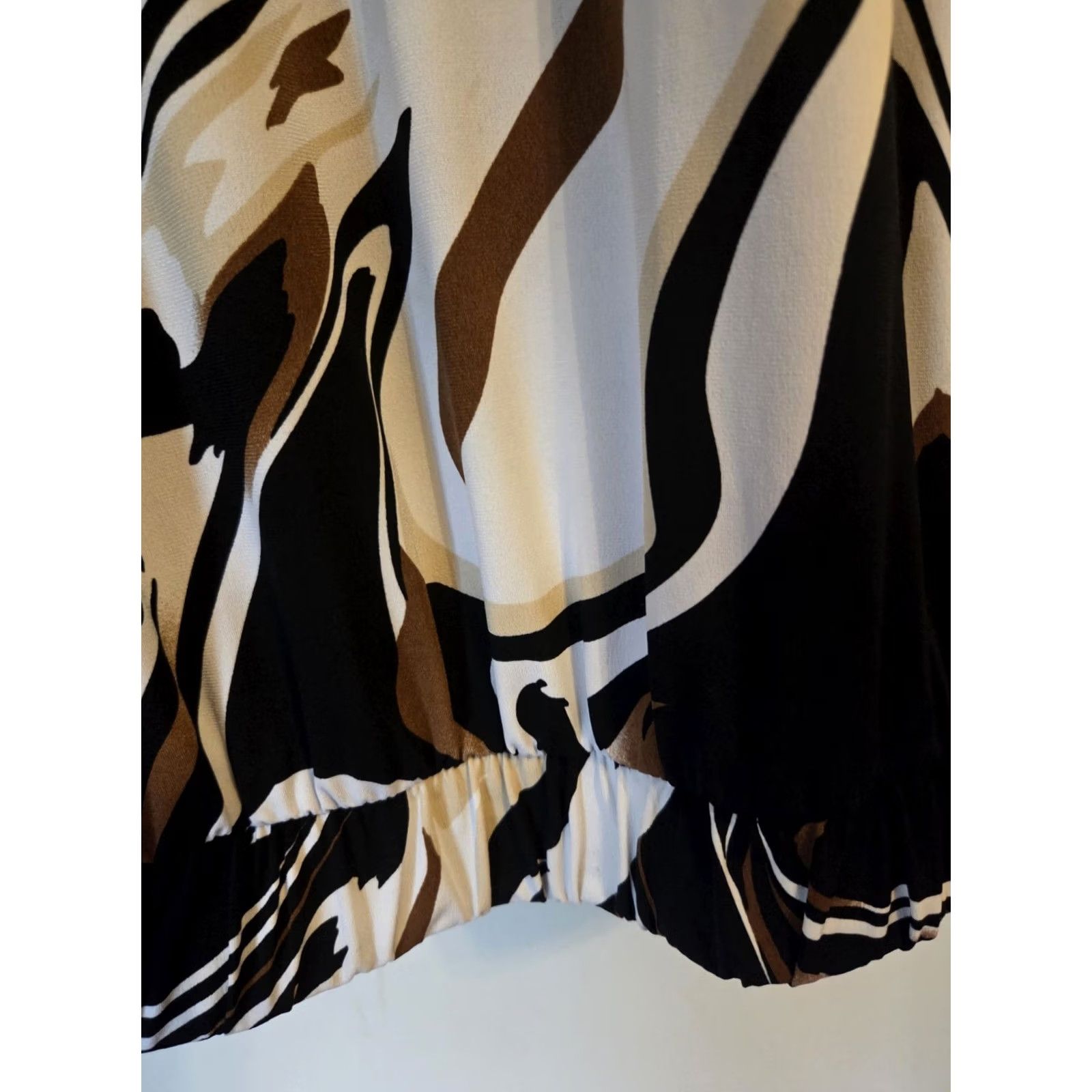 Vintage Cache Womens Sleeveless Geometric Dress Black/Multi Size 4 Above Knee Pockets Size S / US 4 / IT 40 - 4 Thumbnail