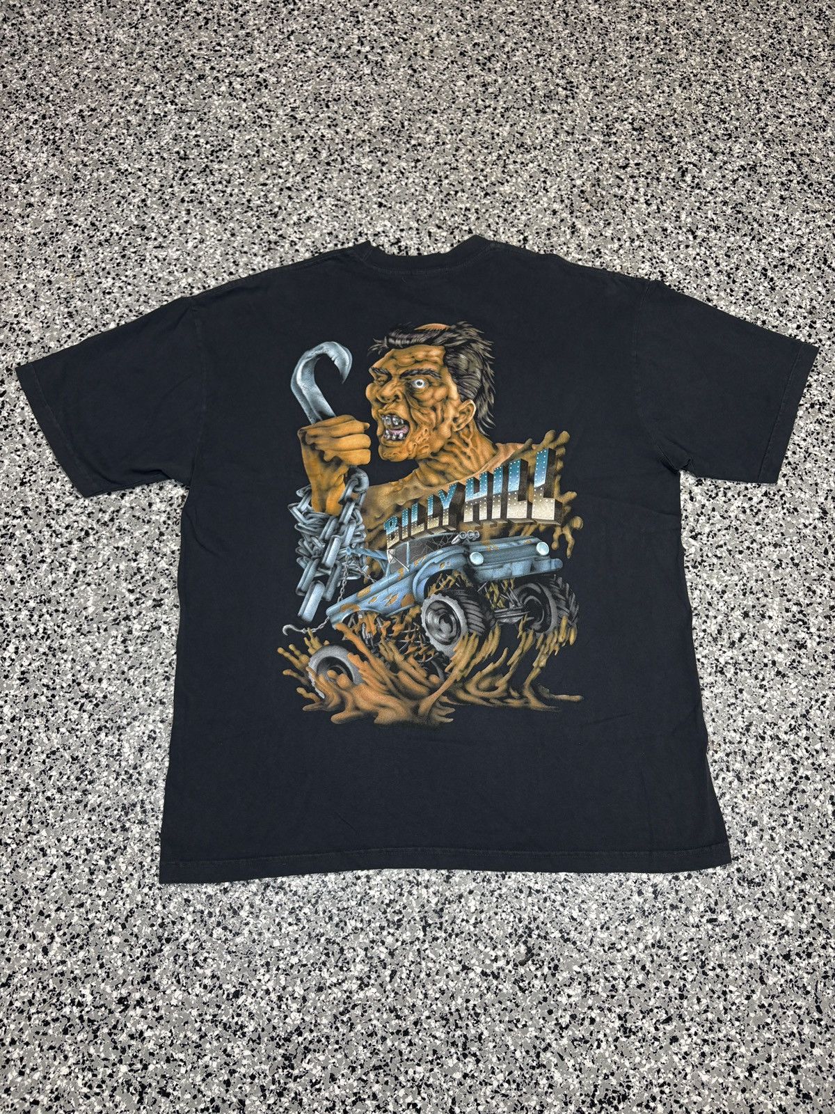 Billy Hill 2022 Billy Hill Puff Print “Junkyard Hook” T-Shirt Size XL Size US XL / EU 56 / 4 - 1 Thumbnail