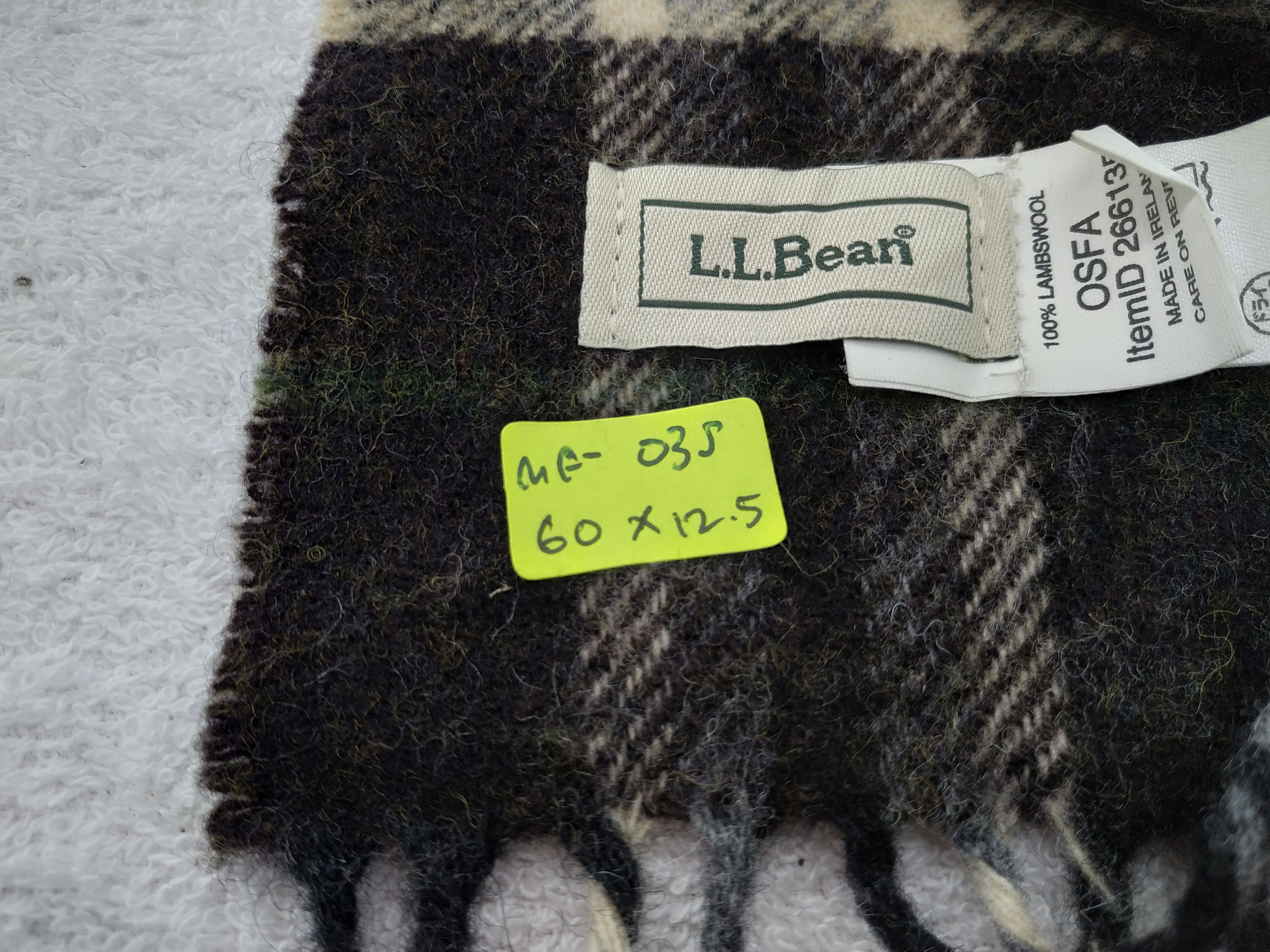 L.L. Bean Vintage L.L. Bean Wool Scarf/Muffler/Neckwear MF035 Size ONE SIZE - 6 Thumbnail