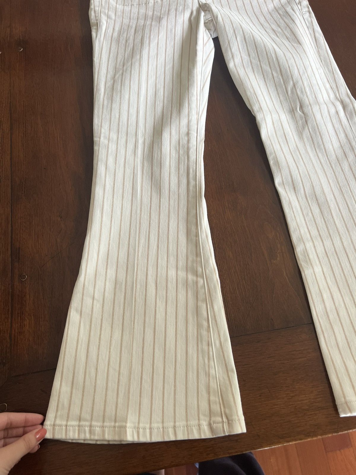 Frame Frame - Deleca Khaki Stripe Pant - 25 Size 25" / US 0 / IT 36 - 3 Thumbnail