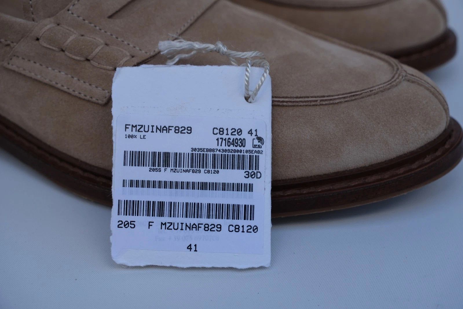 Brunello Cucinelli New Brunello Cucinelli Penny Loafer Beige UK 7 US 8 EU 41 Size US 8 / EU 41 - 10 Thumbnail