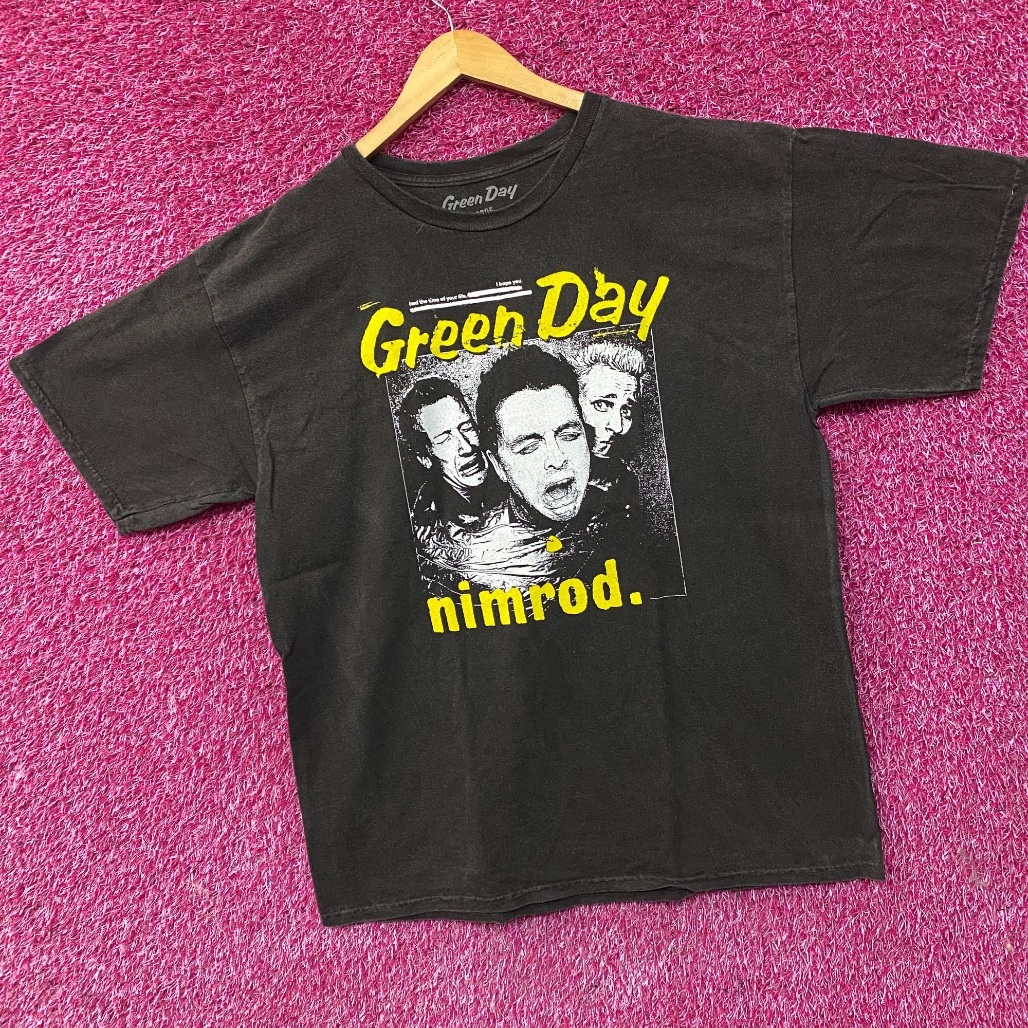 Other Green Day Yellow Pick - Nimrod Album Rock Band T-Shirt Large Size US L / EU 52-54 / 3 - 3 Thumbnail