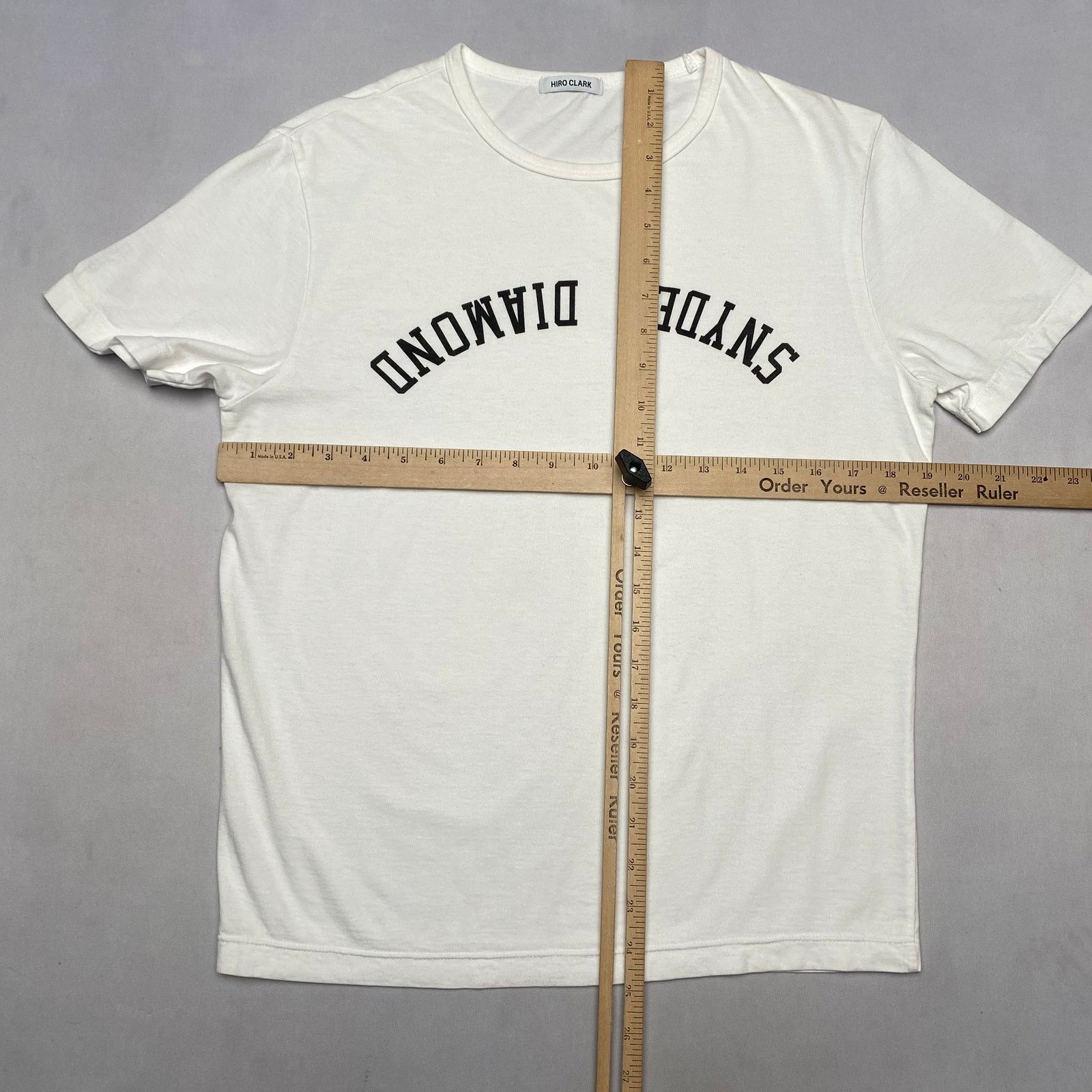 Hiro Clark Hiro Clark Snyder Diamond Short Sleeve White Shirt 19x25 Size US S / EU 44-46 / 1 - 4 Thumbnail