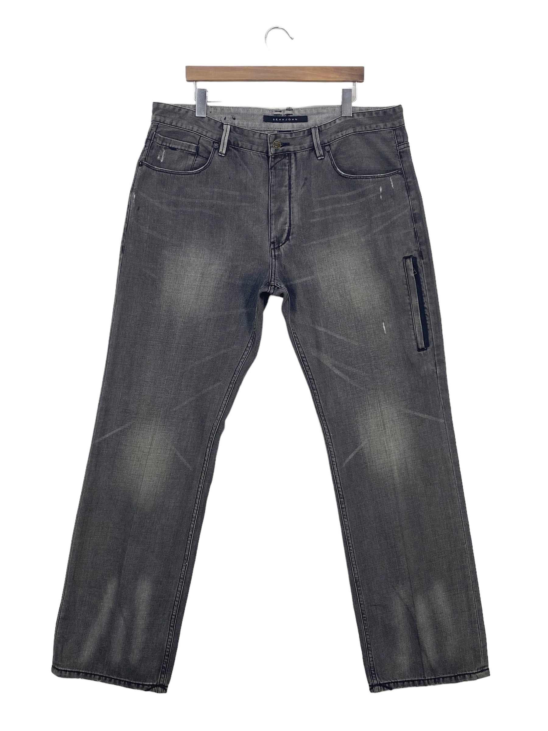 Sean John Sean John Black Baggy Jeans Hip Hop Skateboard Pants Size US 38 / EU 54 - 2 Thumbnail