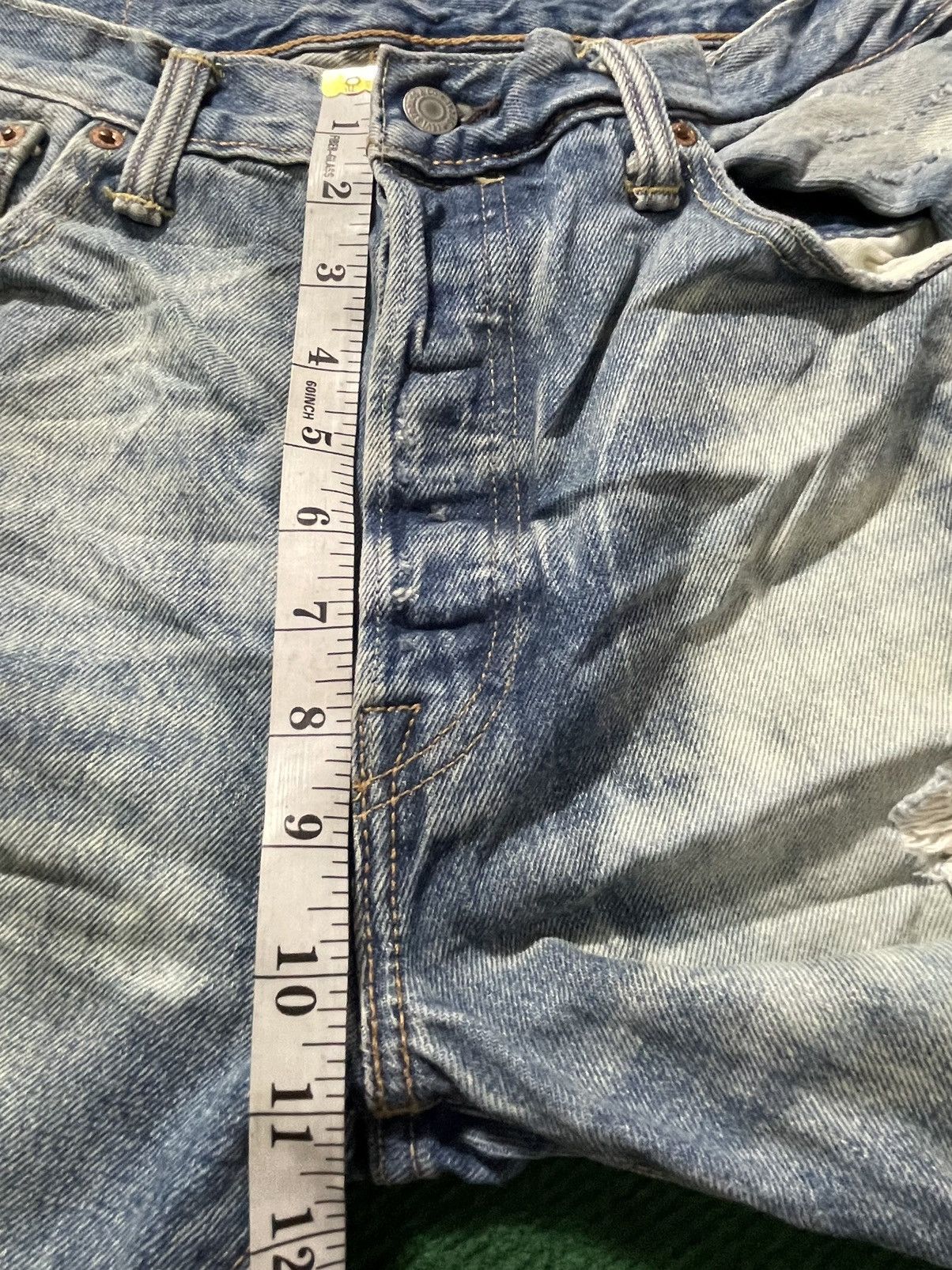 Levi's Rare Levis 501 Distressed Jeans Size US 33 - 10 Thumbnail