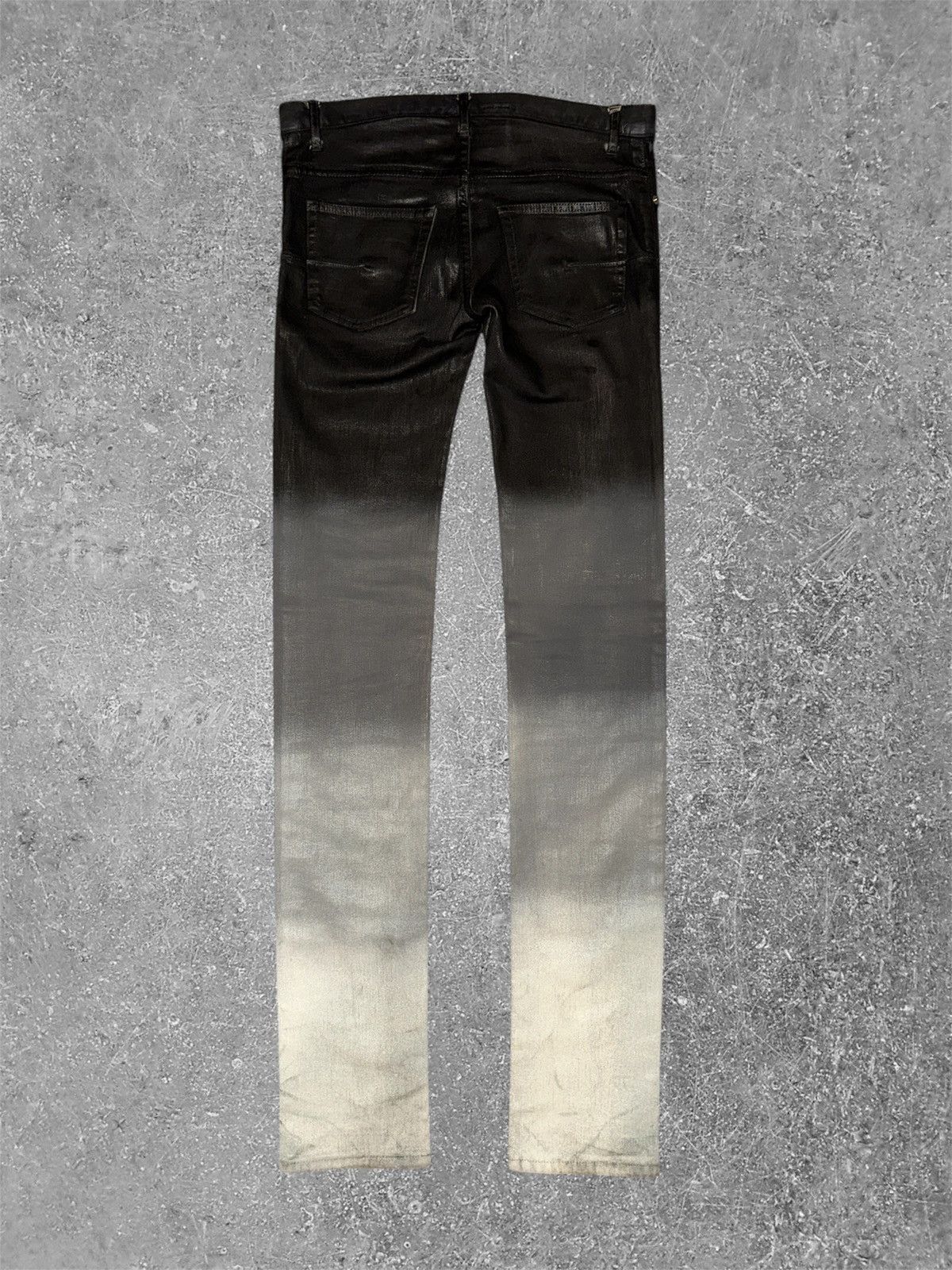Dior Dior waxed gradient denim by kriss van Size US 27 - 3 Thumbnail