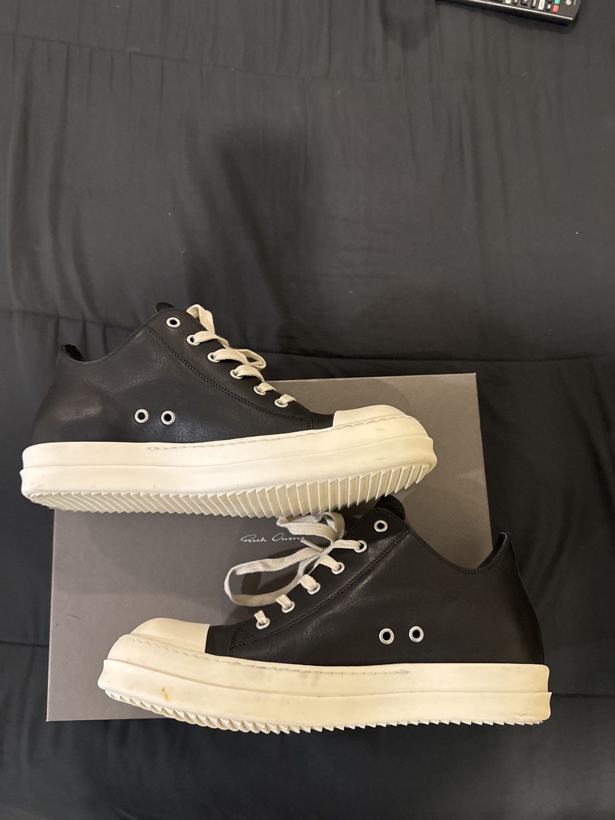 Rick Owens Ramones Low Leather