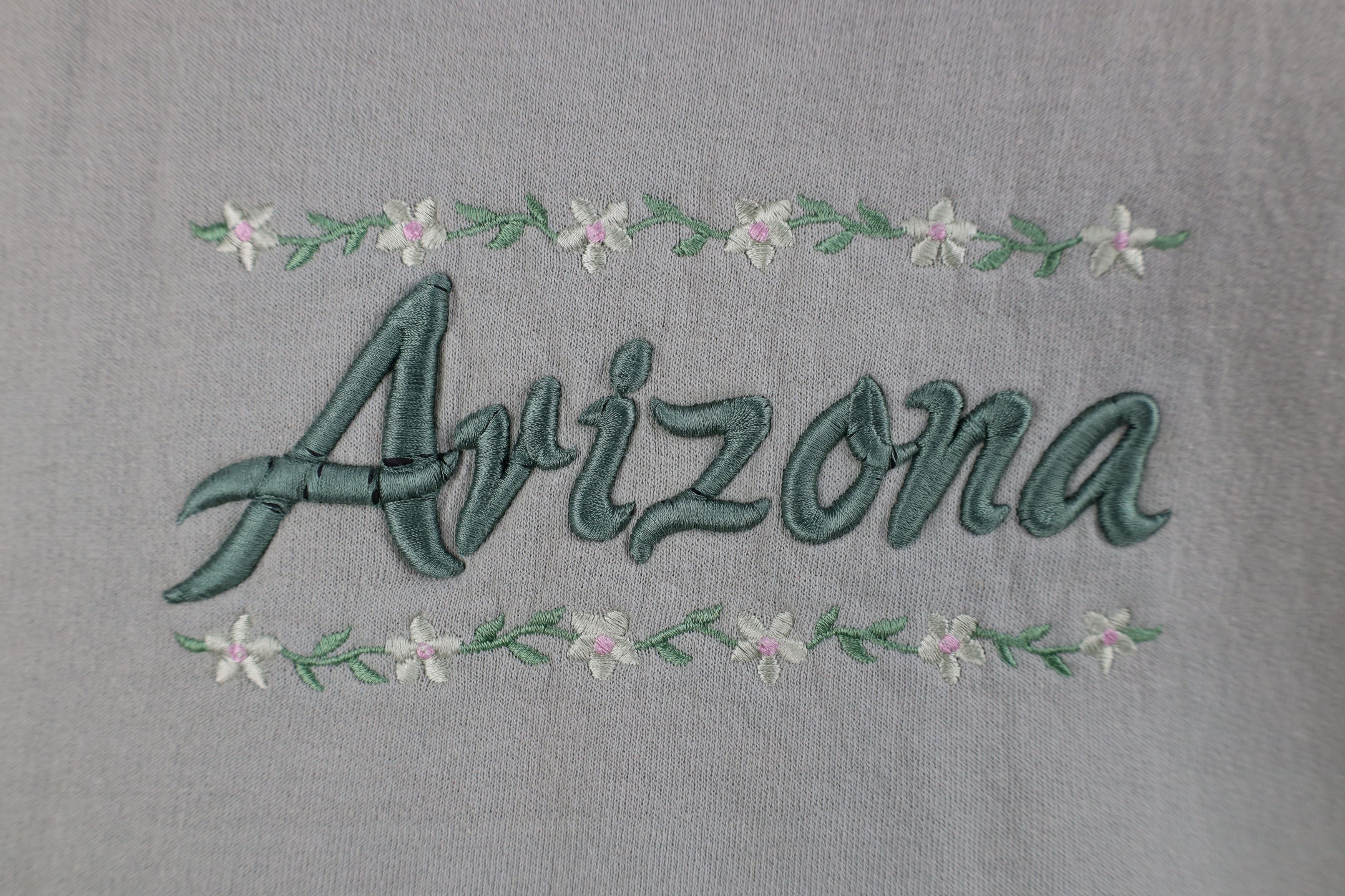 Vintage Vintage 90s Streetwear Arizona Crewneck Sweatshirt Green Size XXL / US 16-18 / IT 52-54 - 4 Thumbnail