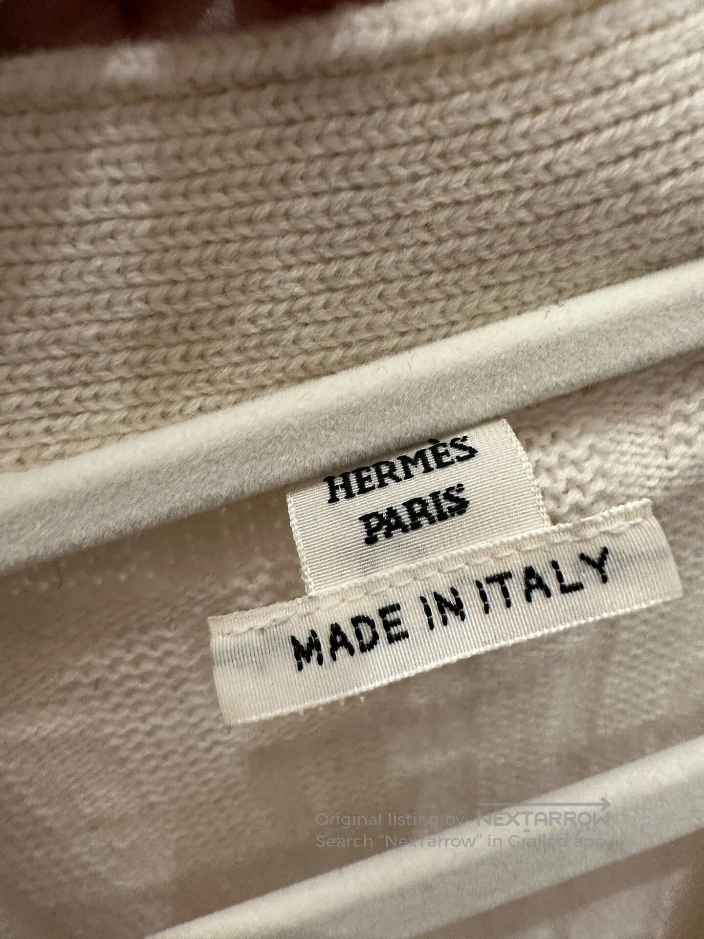 Hermes Hermes White Cardigan Sweater Size 34. Size US S / EU 44-46 / 1 - 4 Thumbnail