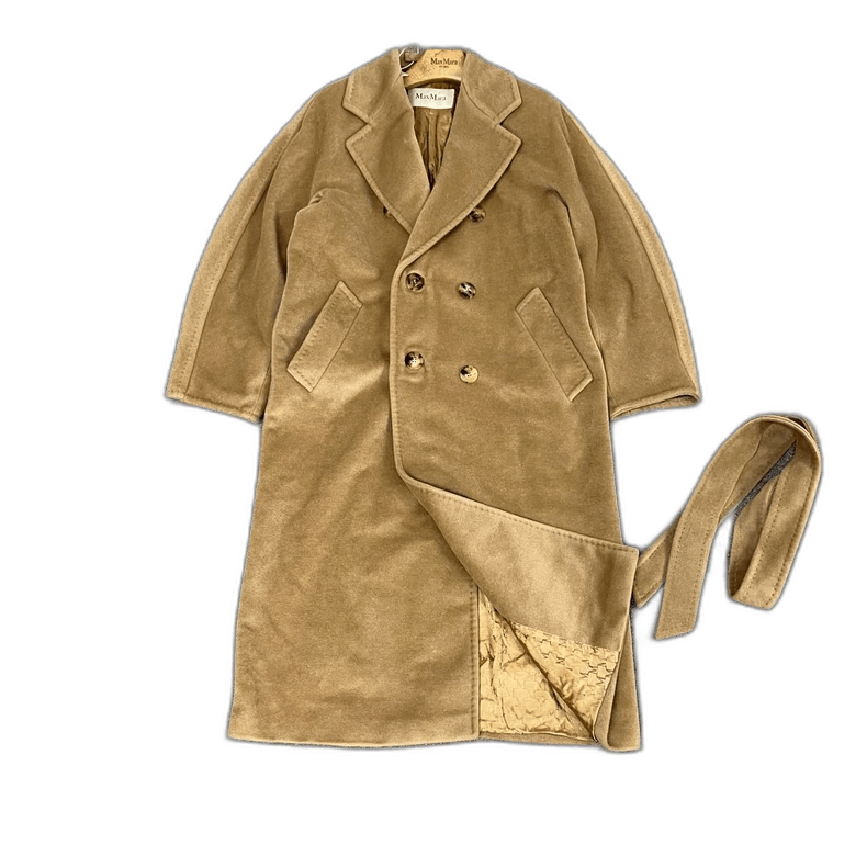Marni Maxmara Classic Camel Coat 101801 Size S / US 4 / IT 40 - 1 Thumbnail