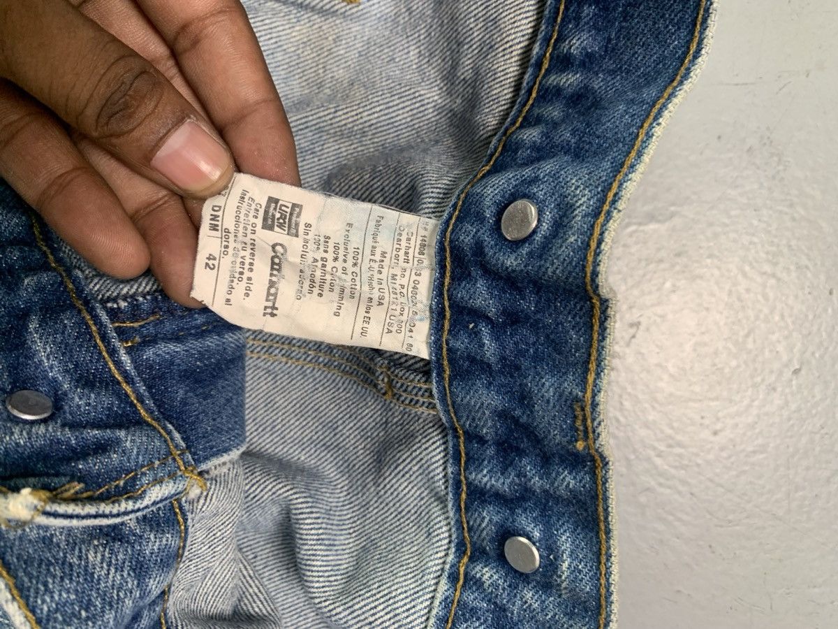 Carhartt Vintage Carhartt B136 dst double knee denim Size US 40 / EU 56 - 7 Thumbnail