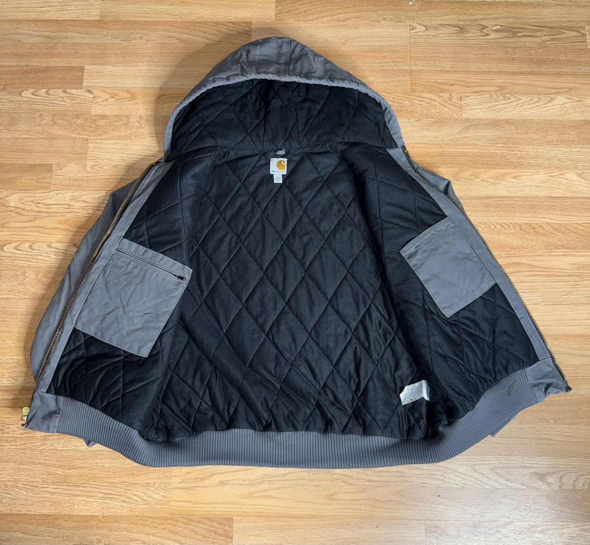 Carhartt Carhartt Jacket Men’s 2XL Gray J140 GVL Hood Canvas Quilted Size US XXL / EU 58 / 5 - 4 Thumbnail