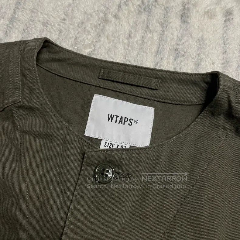 Wtaps Wtaps Long-sleeved work shirt with no collar and single po Size US S / EU 44-46 / 1 - 4 Thumbnail