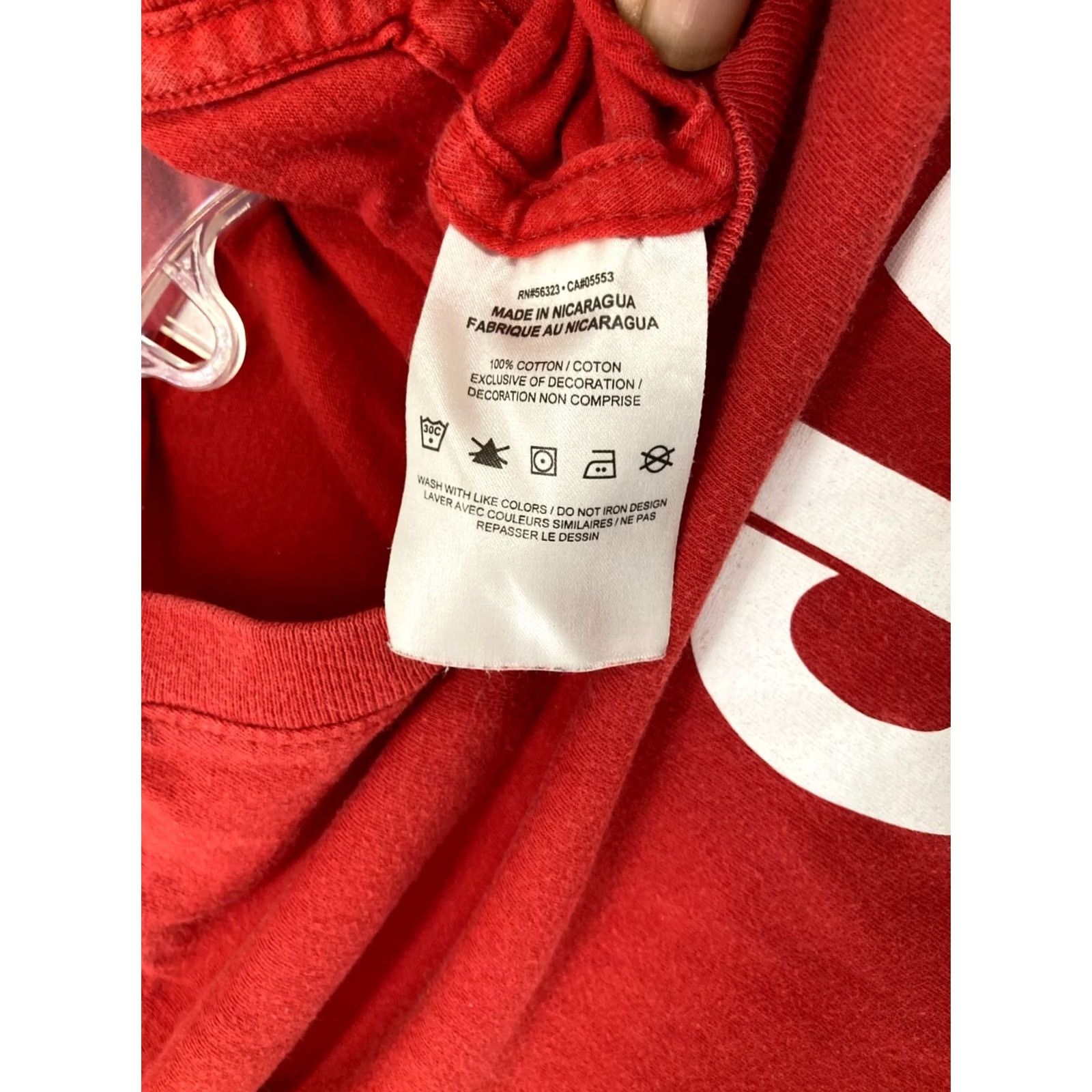 Nike Nike Mens TShirt Small Red Athletic Nike Dri-Fit Crew Neck Short Sleeve Shirt SS Regular Color Red Decade Classic Sports Mens Size US S / EU 44-46 / 1 - 6 Thumbnail