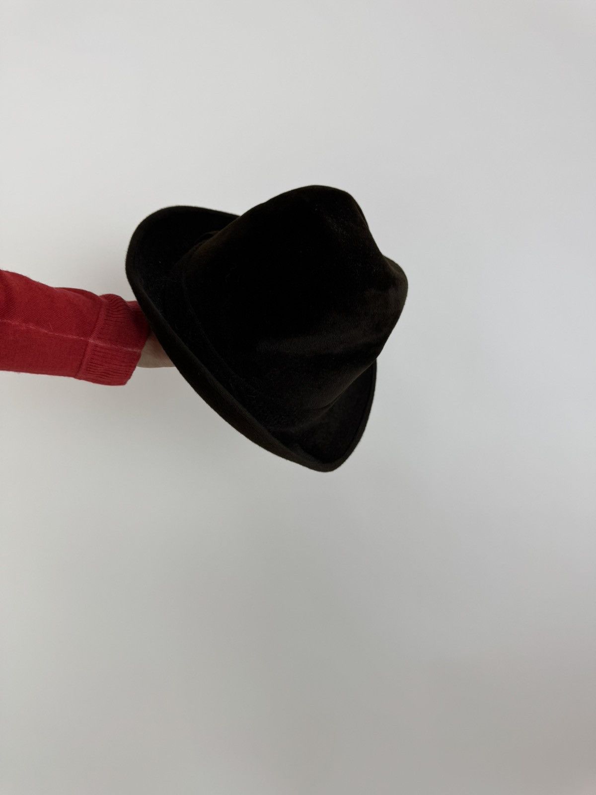 Designer × Vintage Mens brimmed hat WEGENER Velour Vintage Handmade Size 54-55 Size ONE SIZE - 11 Thumbnail