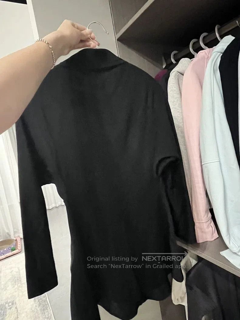Yohji Yamamoto Yohji Yamamoto Y's Black Long Sleeve Shirt Size US XS / EU 42 / 0 - 7 Thumbnail