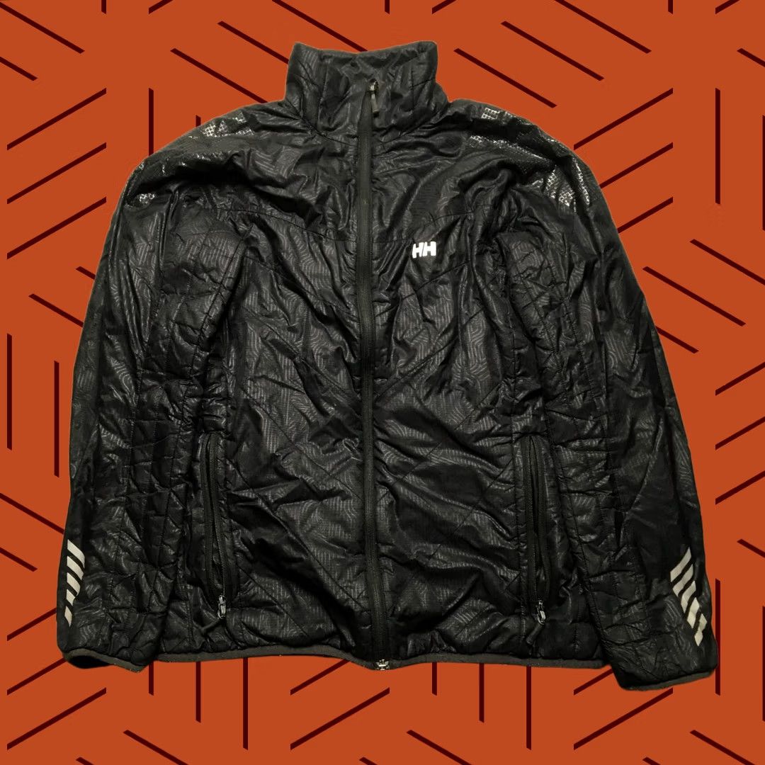 Helly Hansen Helly Hansen Jacket Womens XL Black Quilted Insulated Full Zip Reflective Hiking Size XL / US 12-14 / IT 48-50 - 1 Thumbnail