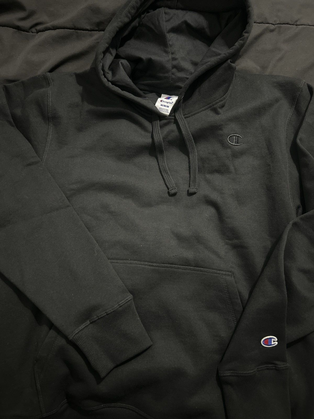 Champion Black Champion Hoodie Size US M / EU 48-50 / 2 - 1 Thumbnail