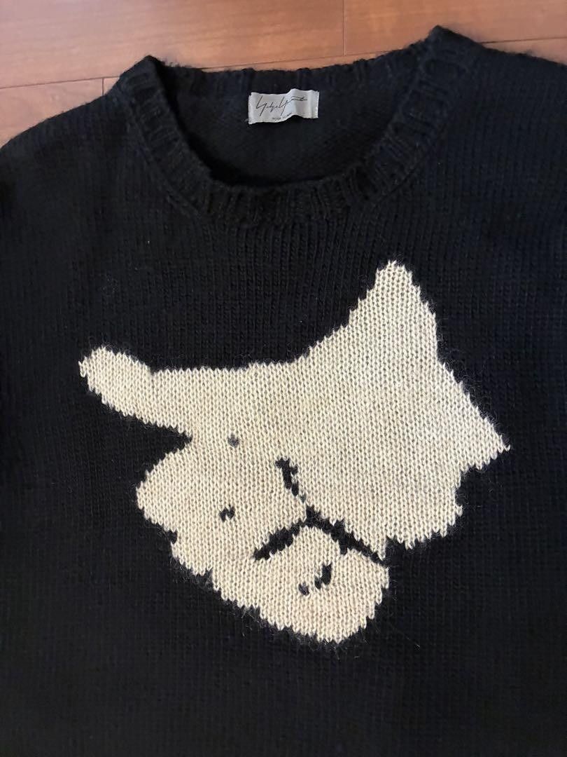 Yohji Yamamoto POUR HOMME archive 11aw hand printed knit Size US L / EU 52-54 / 3 - 2 Thumbnail