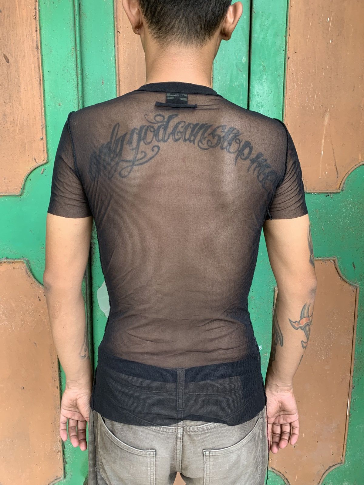 Jean Paul Gaultier SS/02 Jean Paul Gaultier Mesh Eye & Lip Size S / US 4 / IT 40 - 3 Thumbnail