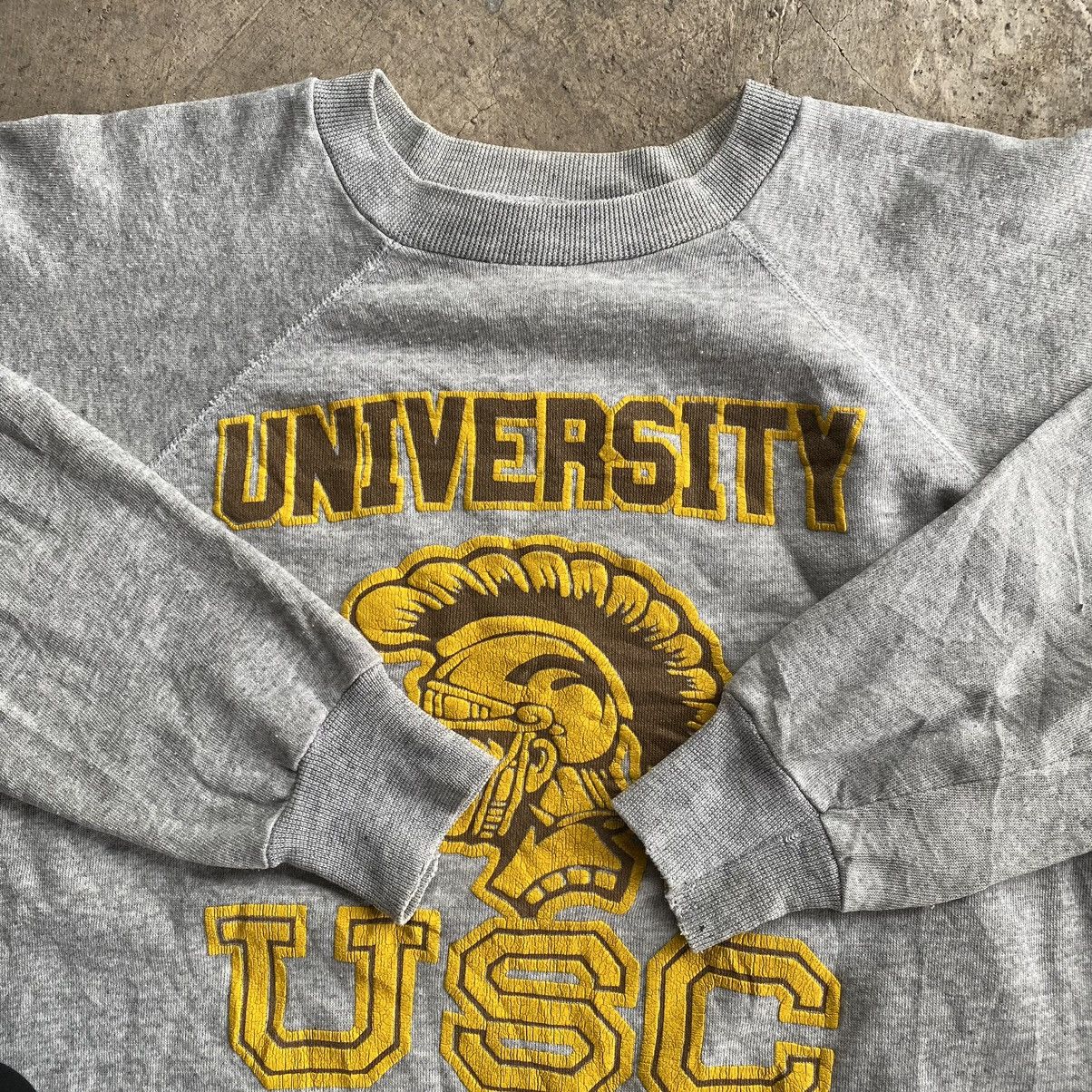 Hanes 1970 University of Southern California Vintage Sweatshirt Size US L / EU 52-54 / 3 - 4 Thumbnail