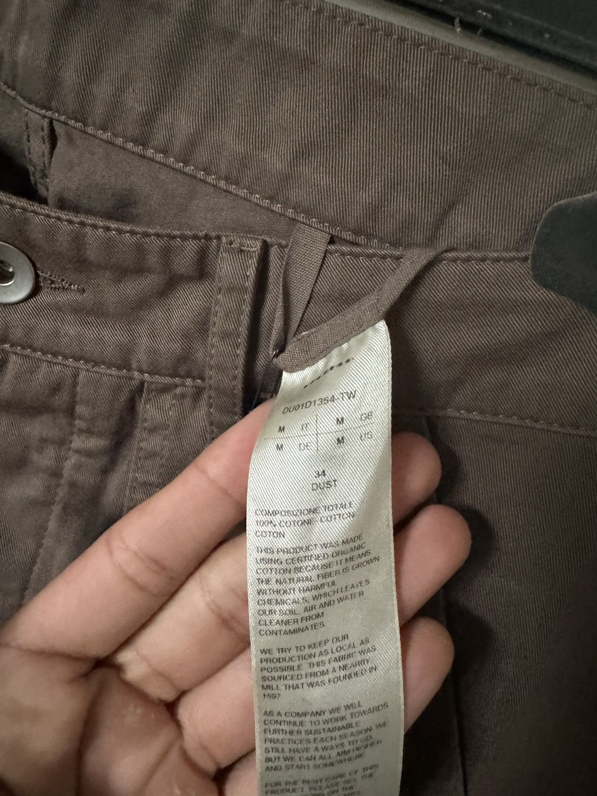 Rick Owens Rick Owens Cargo Trousers in Dust Size US 34 / EU 50 - 10 Thumbnail