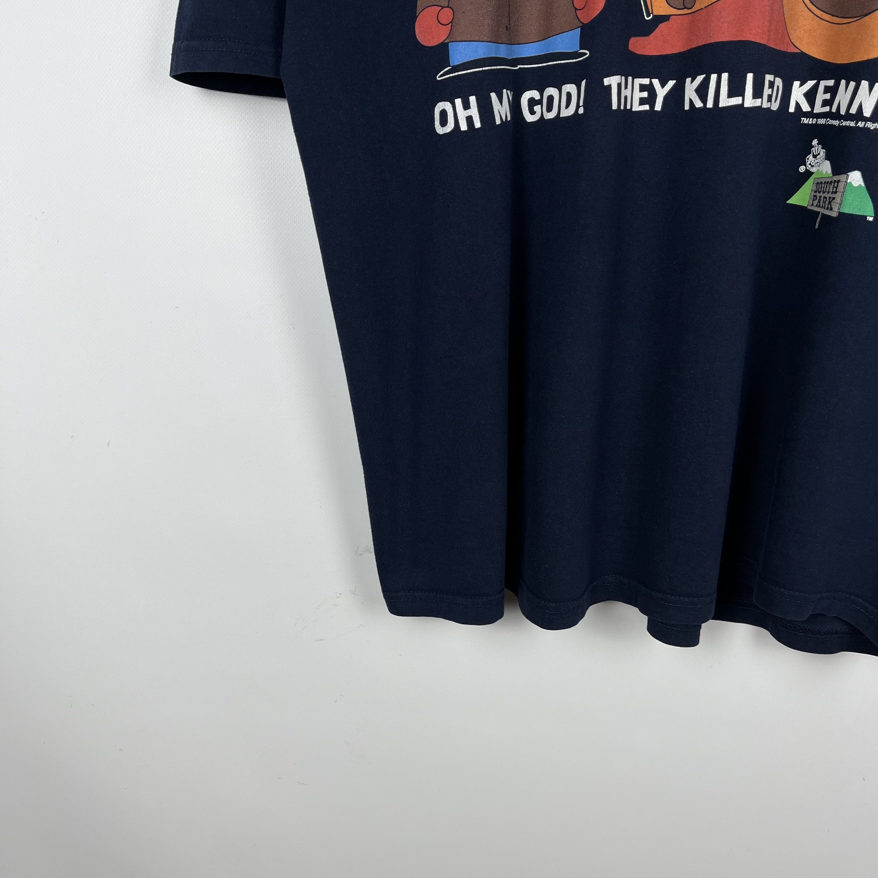 Cartoon Network Vintage South Park Cartoon “Killed Kenny” T Shirt 1998 Size US XL / EU 56 / 4 - 4 Thumbnail
