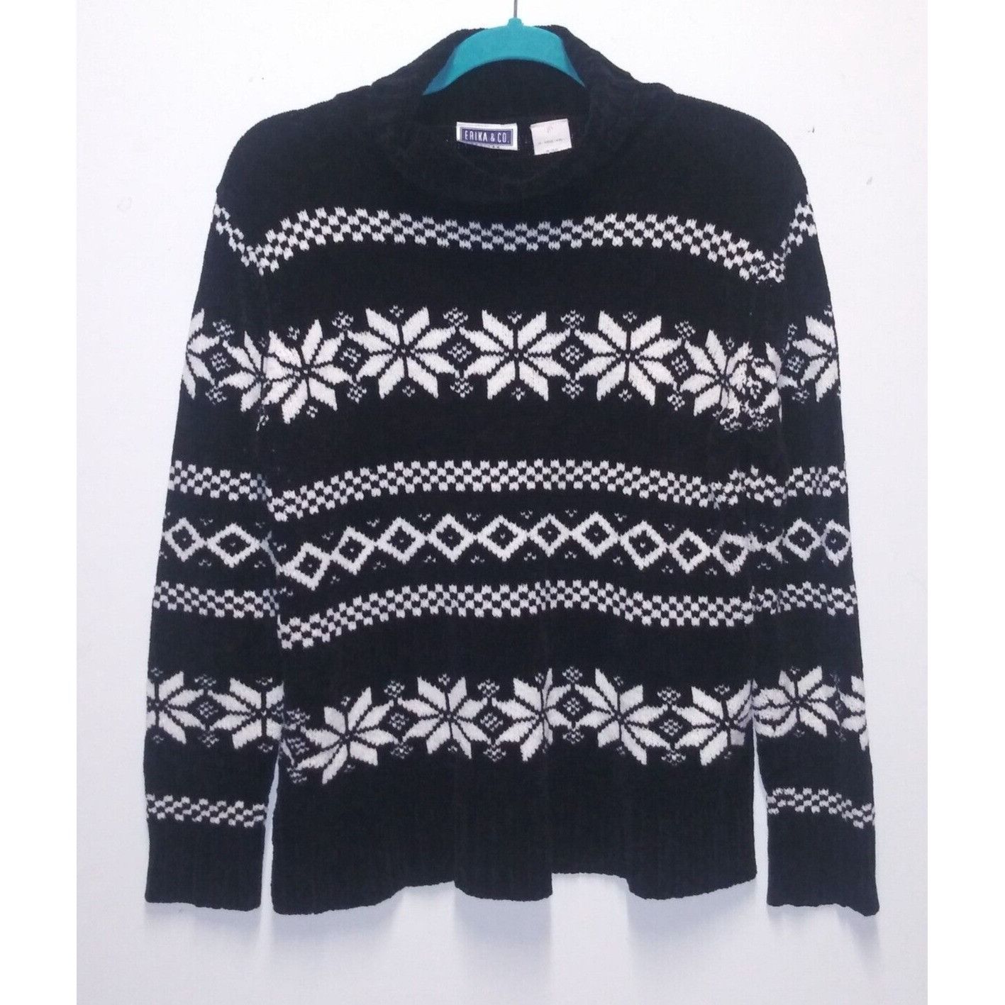 Vintage VTG Erika & Co Sweater 80s Pullover womens PM Nordic fair is Size M / US 6-8 / IT 42-44 - 1 Thumbnail
