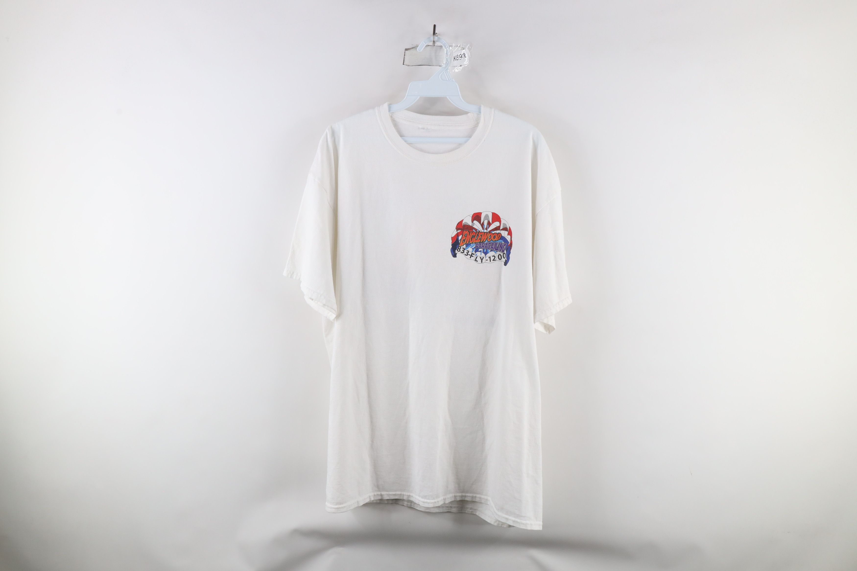Vintage Vintage Streetwear Spell Parasailing Short Sleeve T-Shirt Size US XL / EU 56 / 4 - 1 Thumbnail