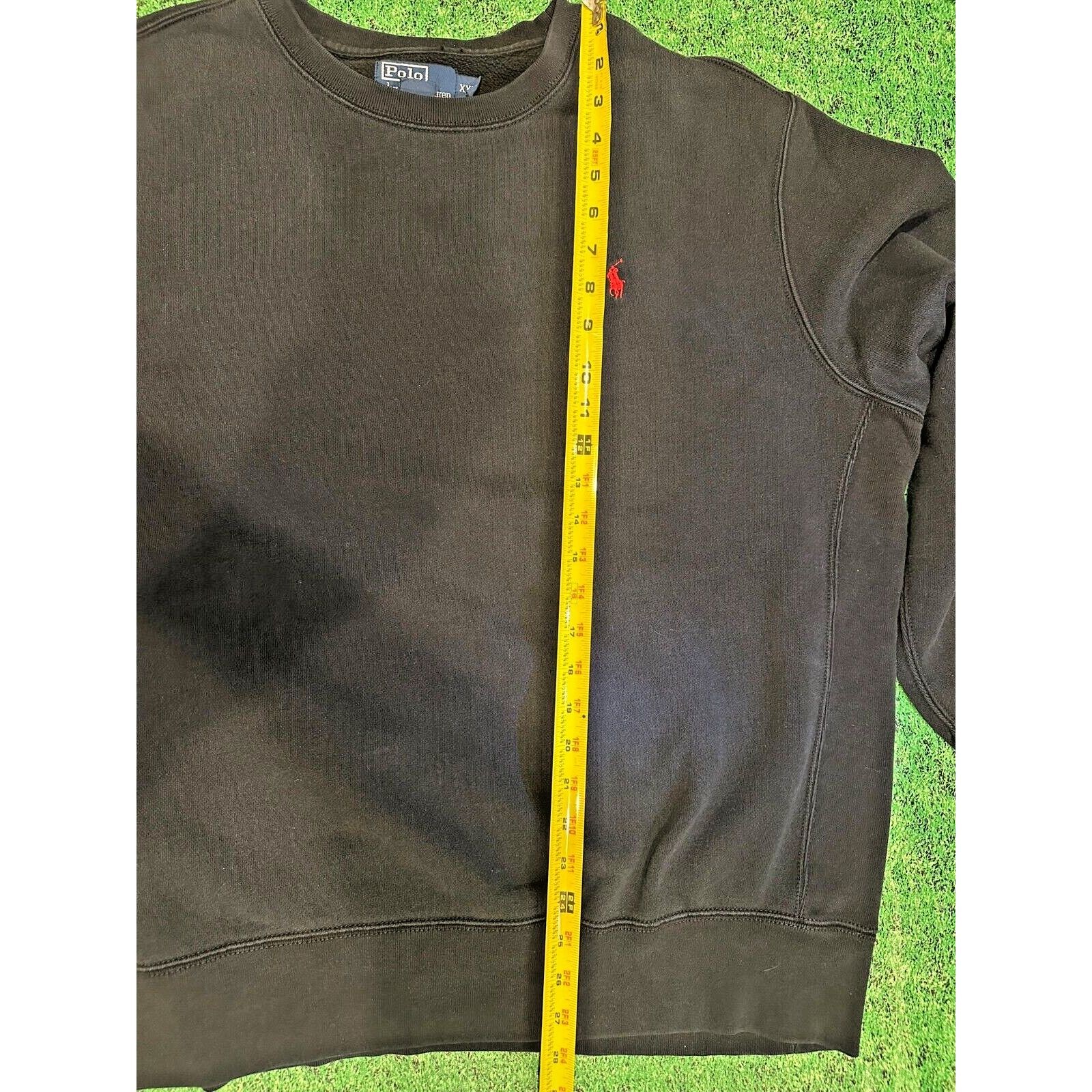 Ralph Lauren Mens Polo Ralph Lauren Crewneck Sweatshirt Black XXL Size US XXL / EU 58 / 5 - 4 Thumbnail