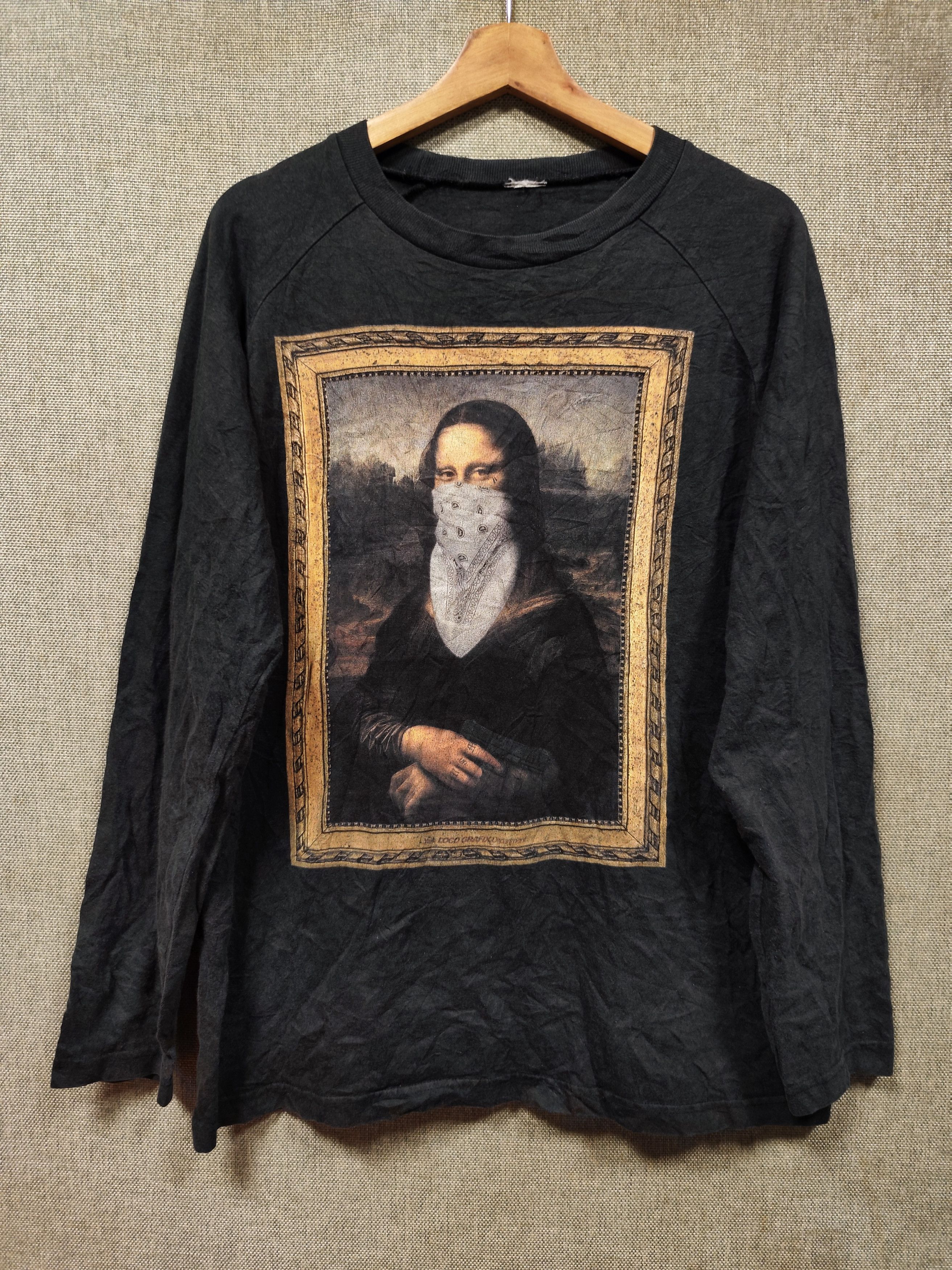 Other Vintage t shirt long sleeve mona lisa parody Size US M / EU 48-50 / 2 - 1 Thumbnail